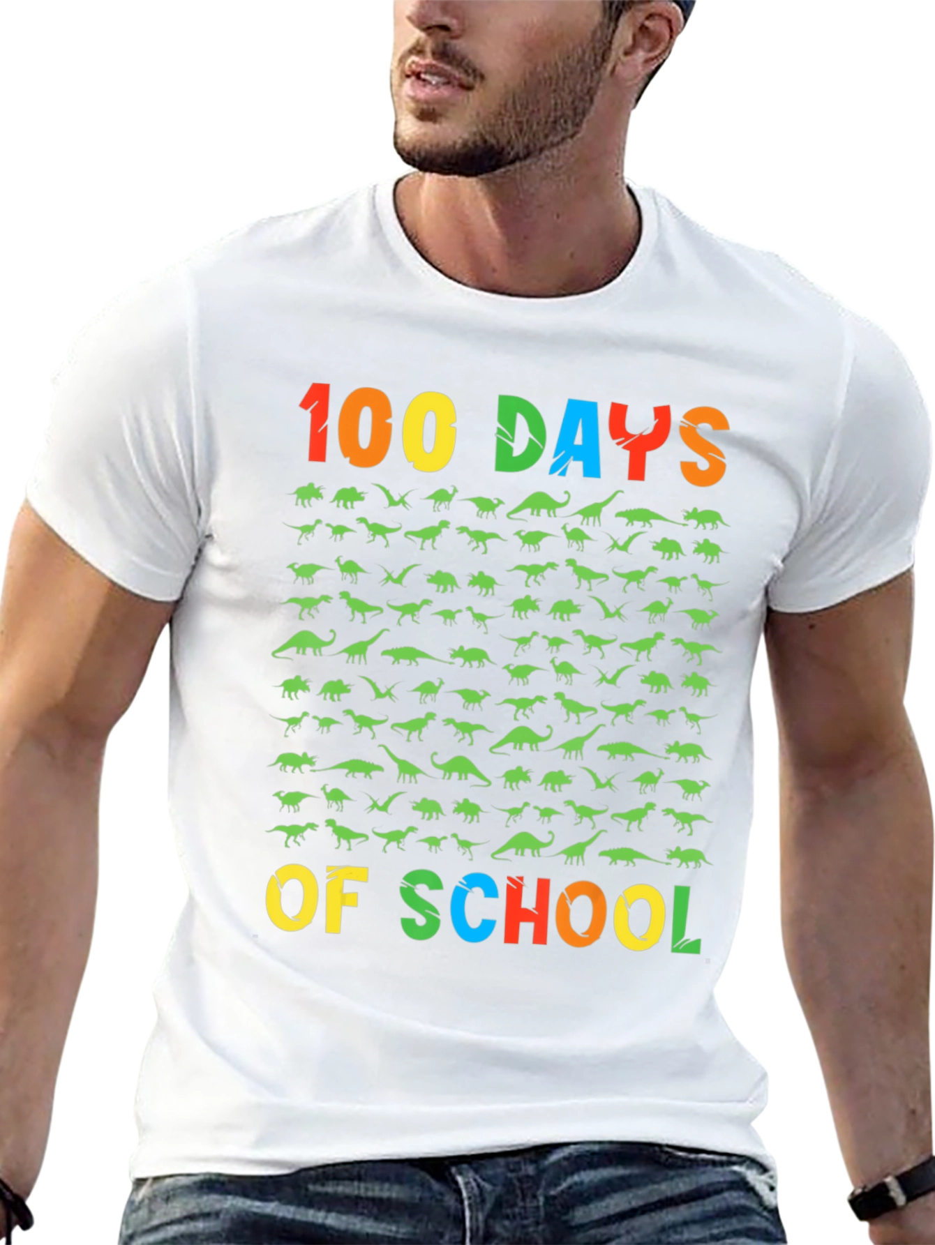 100 Days of School Dinosaur T-Shirt