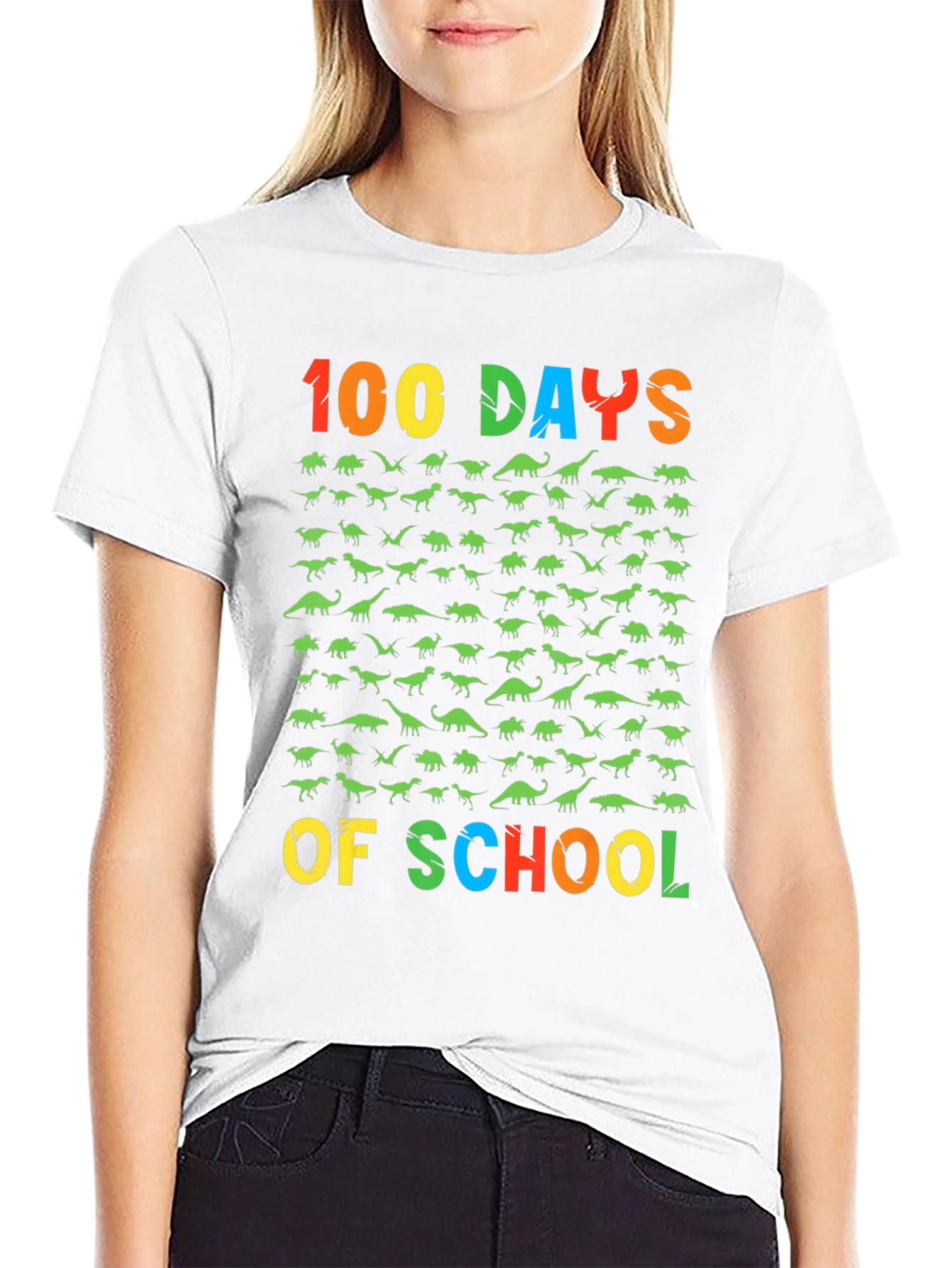 100 Days of School Dinosaur T-Shirt