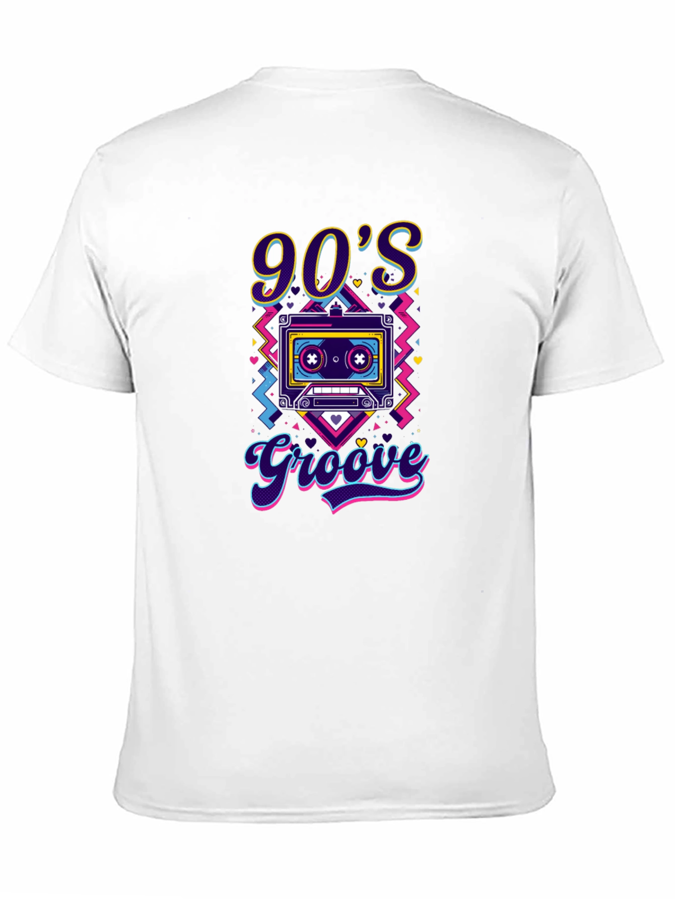 90s Groove T-Shirt - Retro Cassette Tape Design