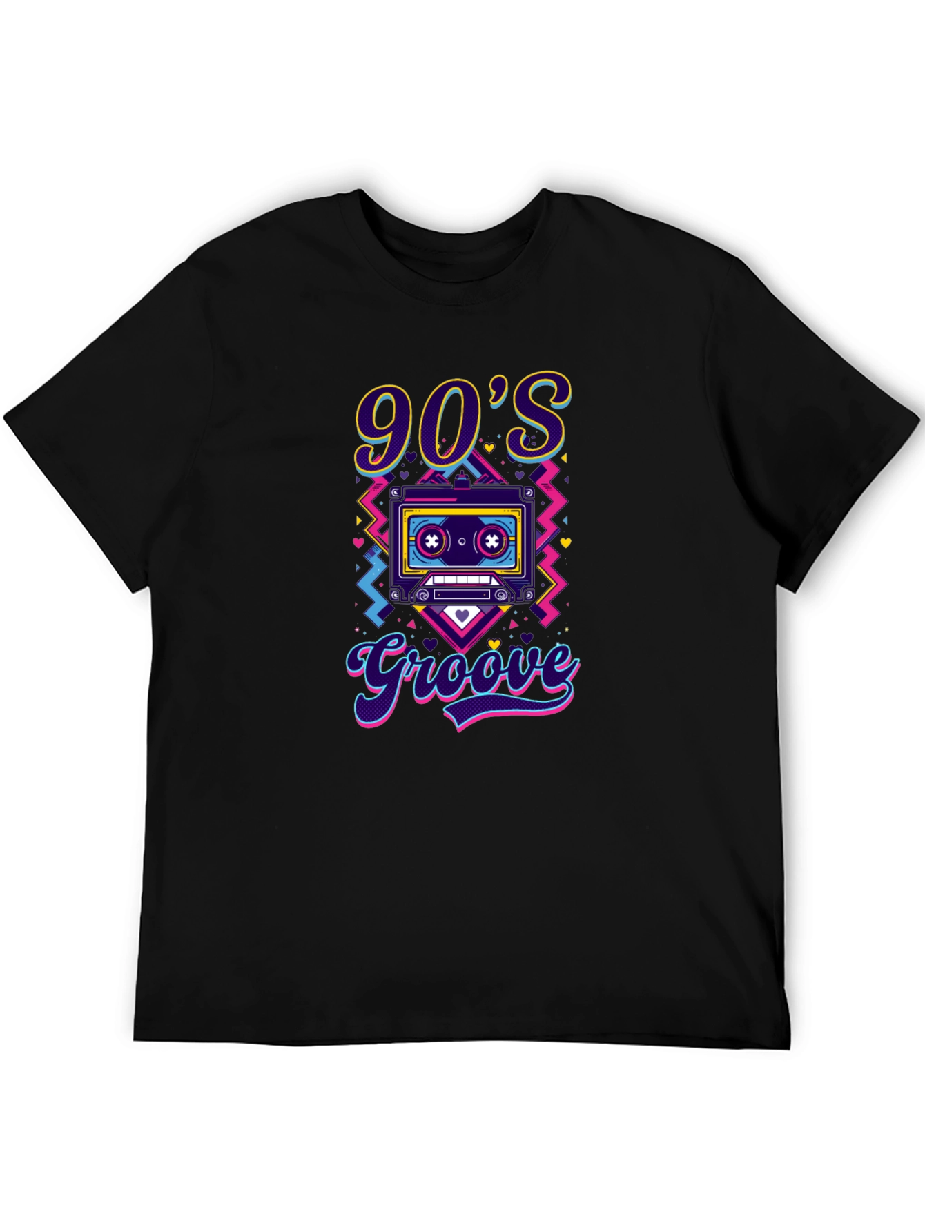 90s Groove T-Shirt - Retro Cassette Tape Design