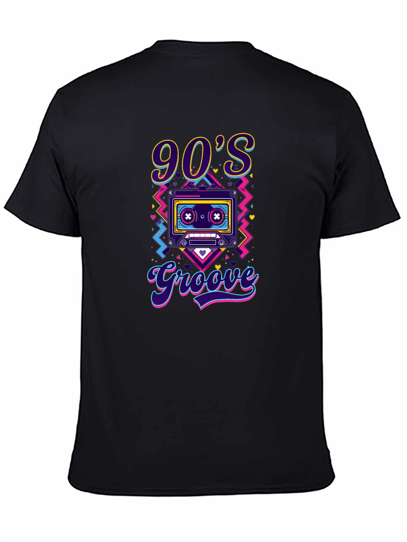 90s Groove T-Shirt - Retro Cassette Tape Design