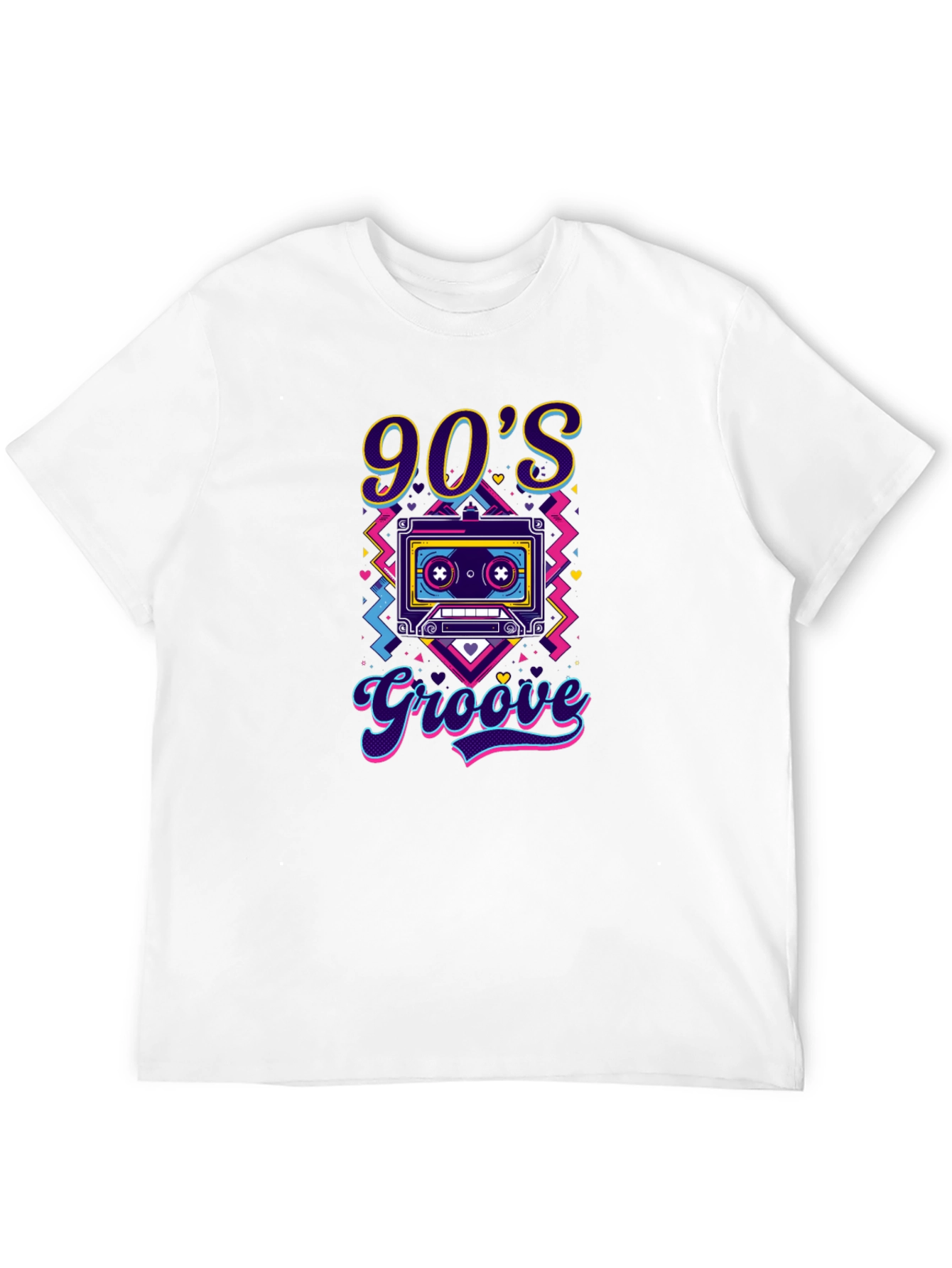 90s Groove T-Shirt - Retro Cassette Tape Design