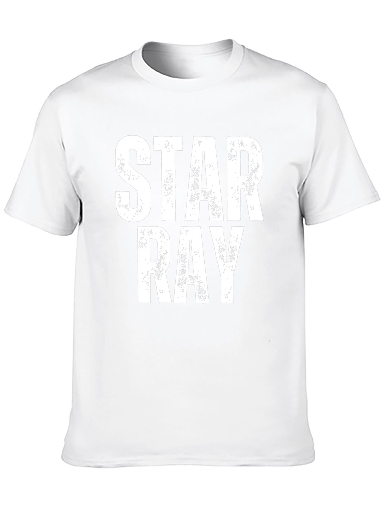 Star Ray Graphic T-Shirt - Distressed Print