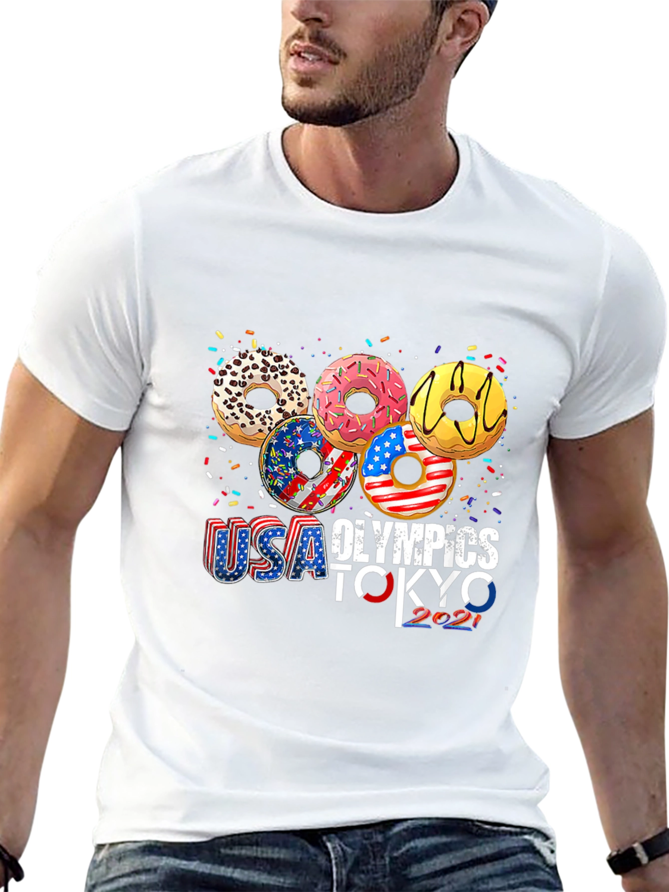USA Olympics Tokyo 2021 Donut T-Shirt