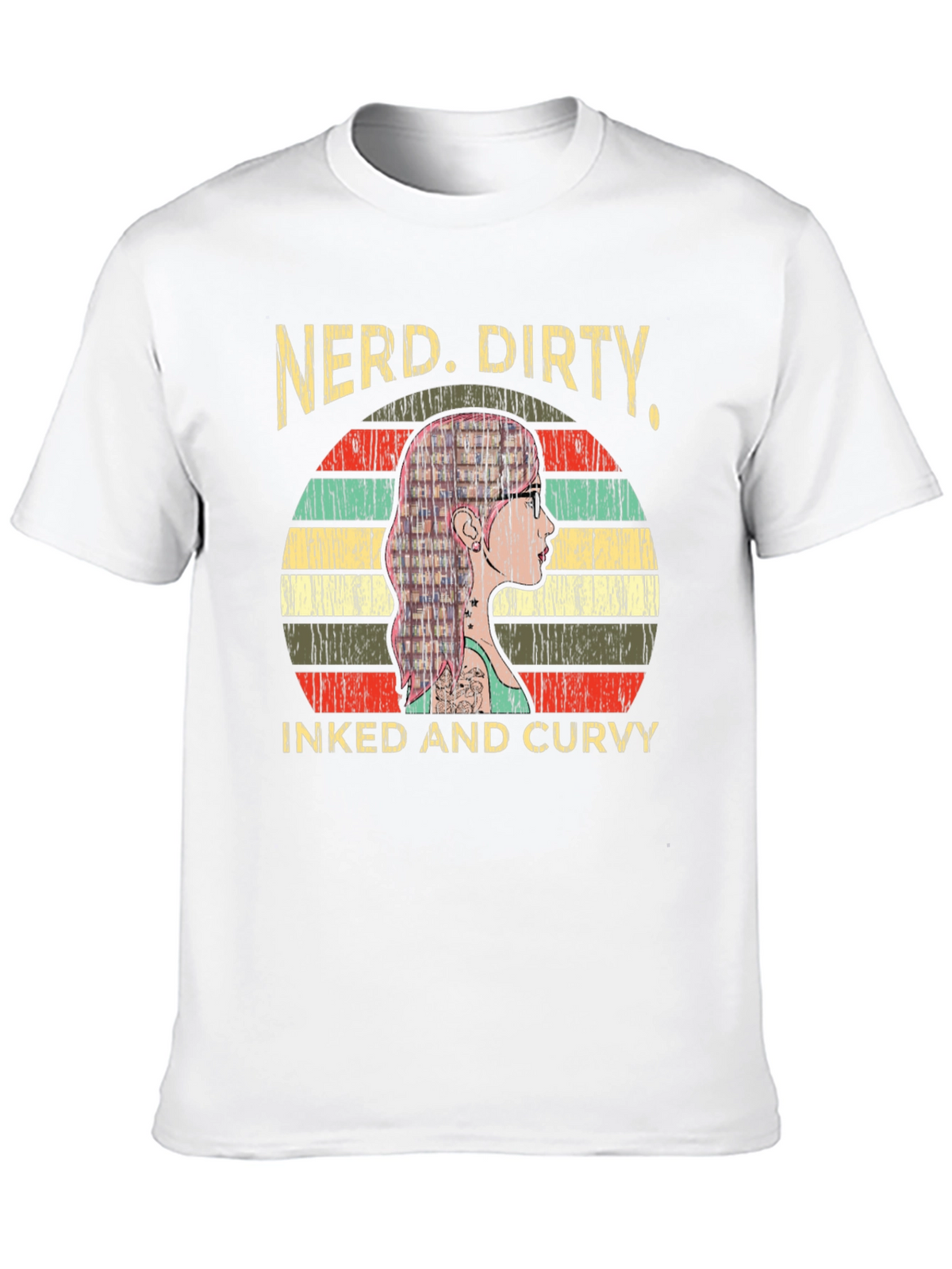 Nerd Dirty Inked & Curvy Graphic Tee
