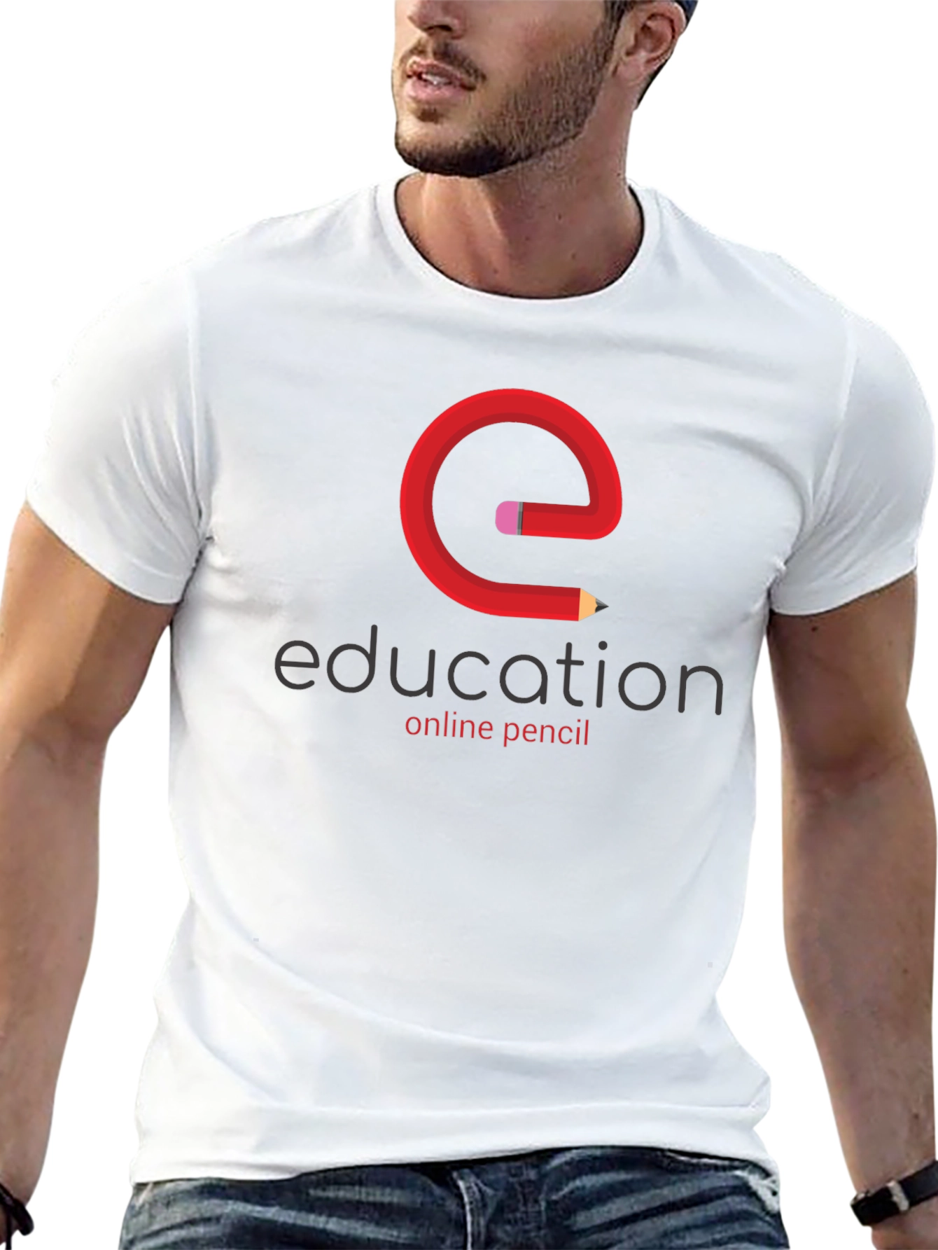Education Online Pencil T-Shirt