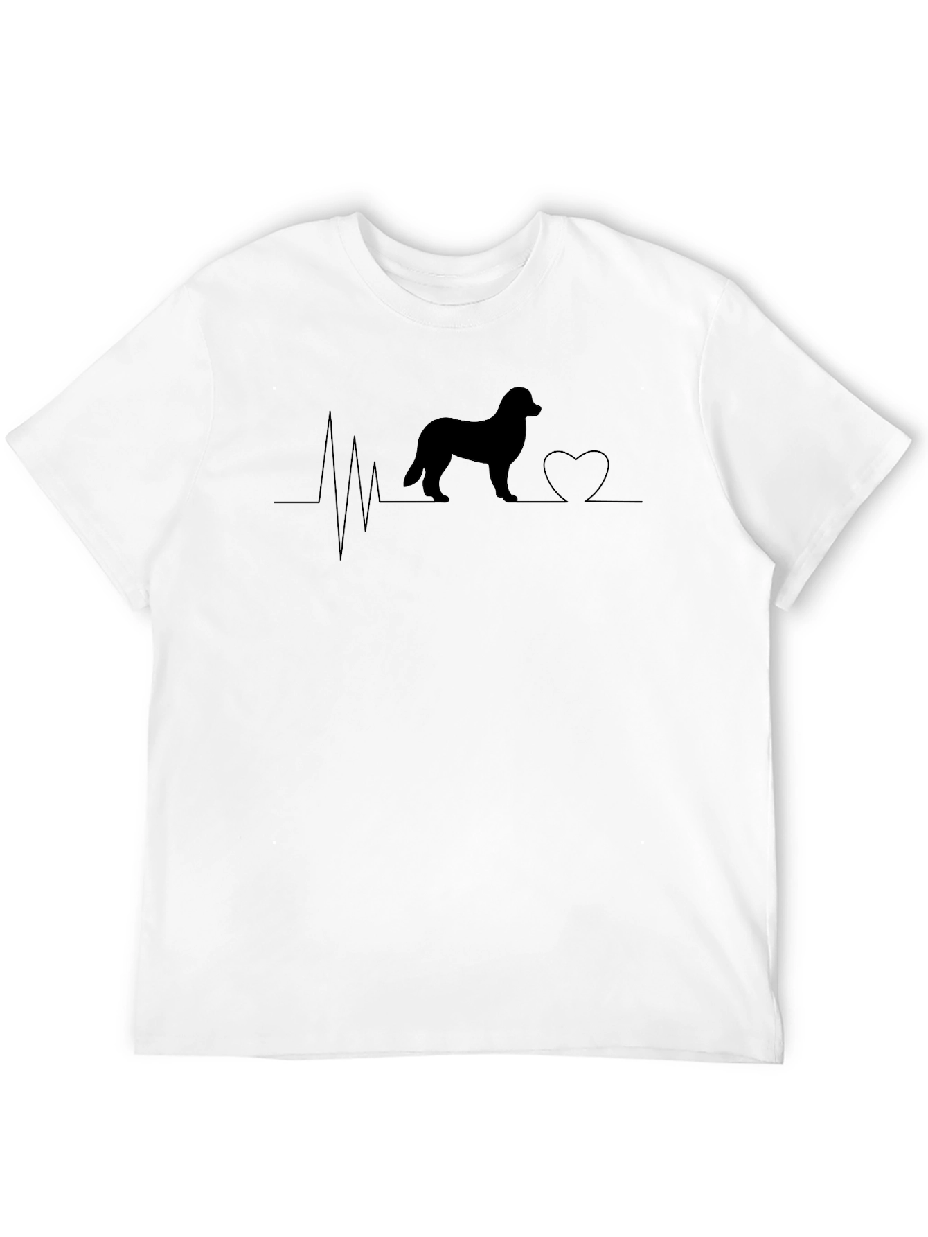 Dog Lover Heartbeat T-Shirt