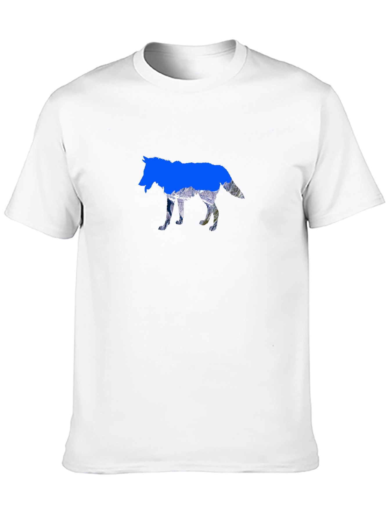 Wolf Silhouette Graphic Tee - Nature Inspired Design