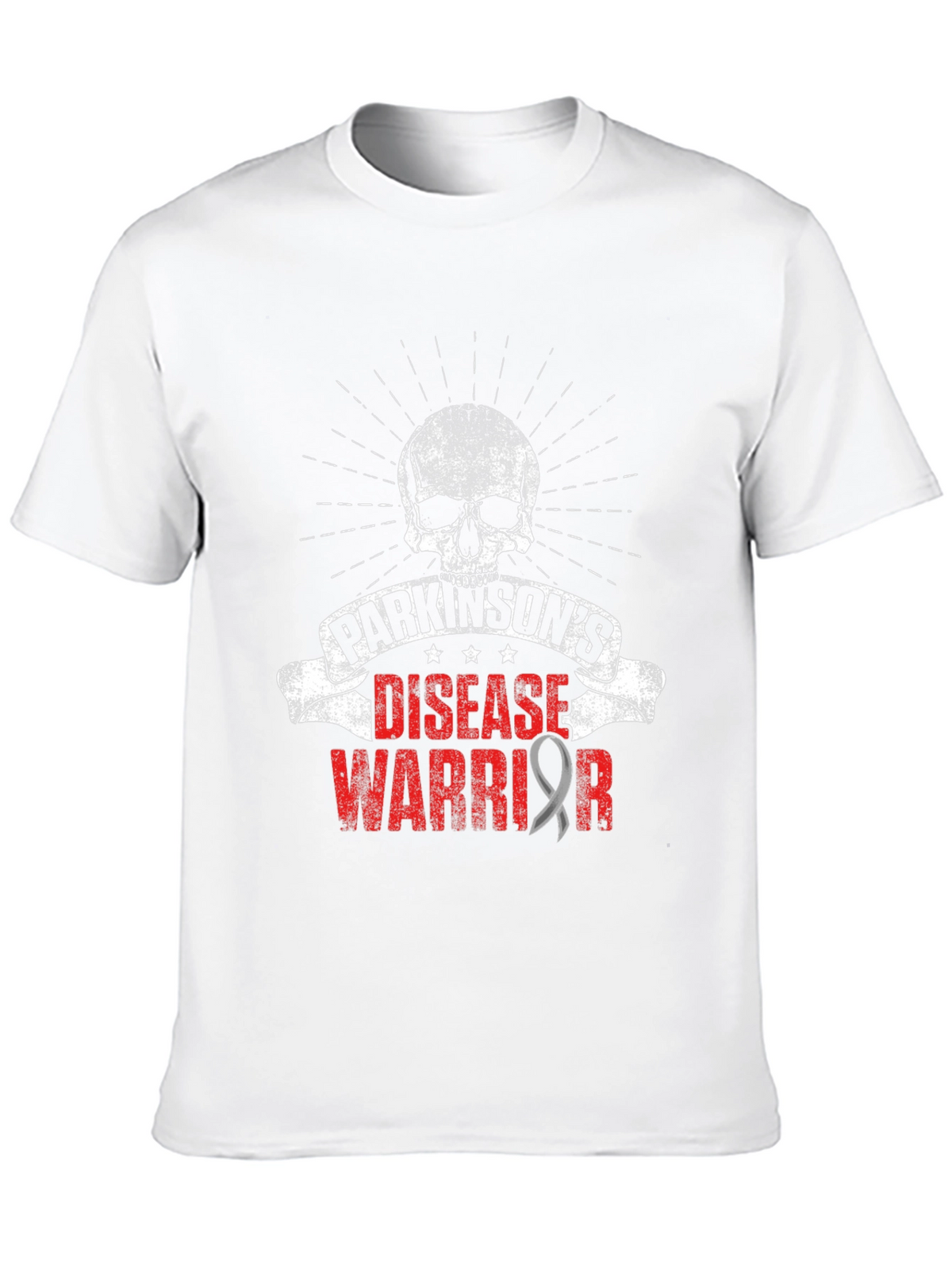 Parkinsons Disease Warrior T-Shirt - Skull Design