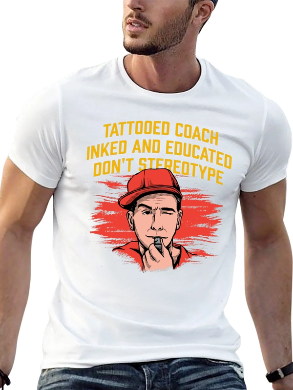 Tattooed Coach Graphic Tee