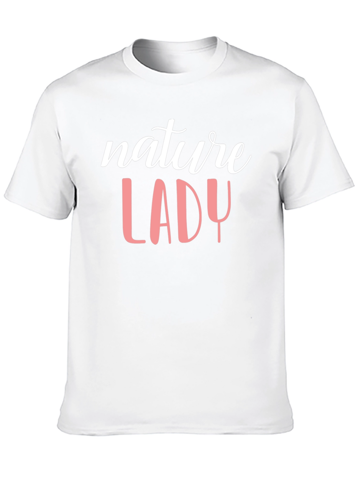 Nature Lady Graphic Tee - Black Cotton T-Shirt