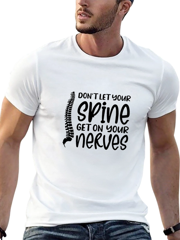 Spine Humor Black T-Shirt
