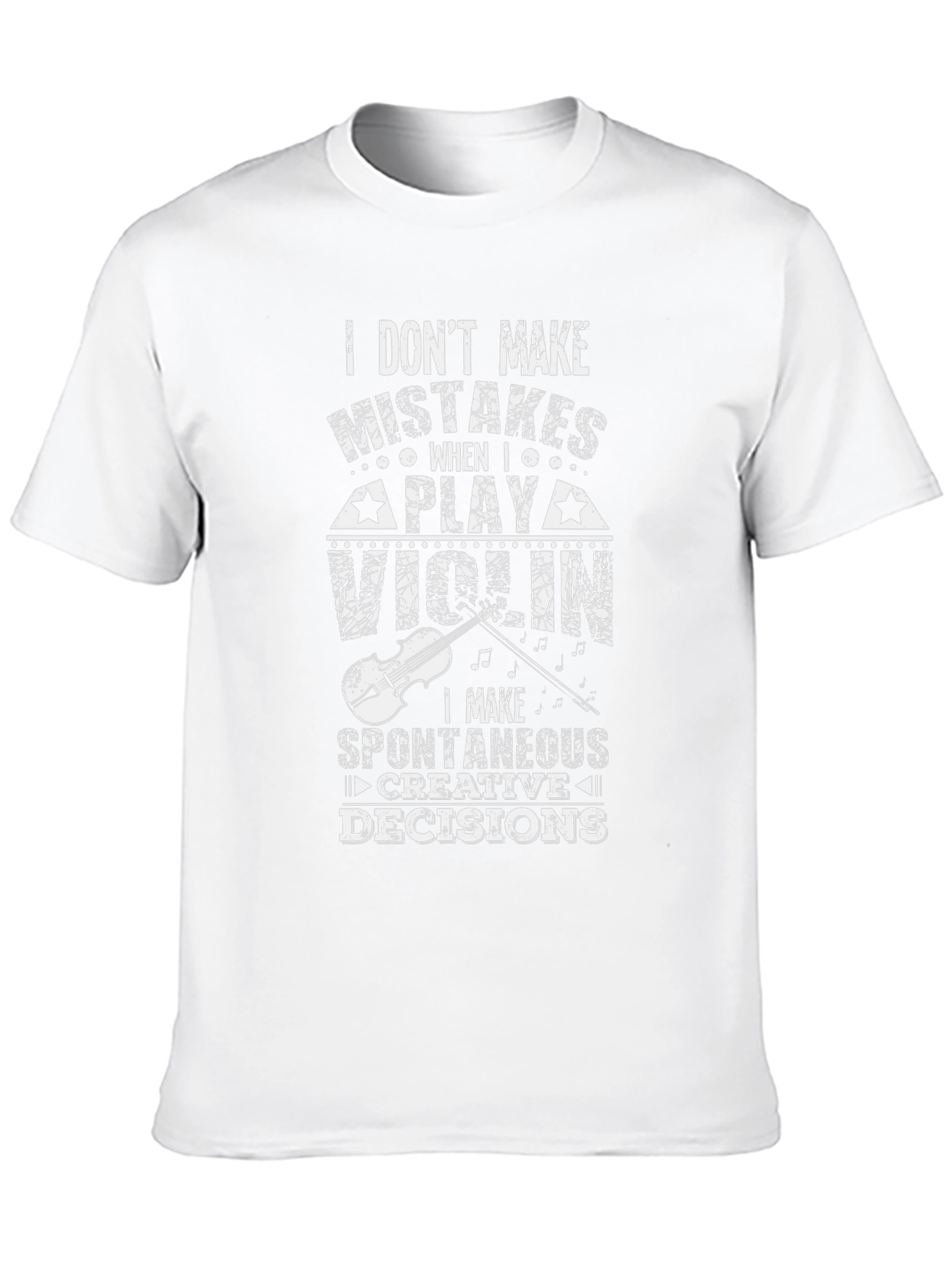 Violin Player T-Shirt - Spontaneous Creative Decisions