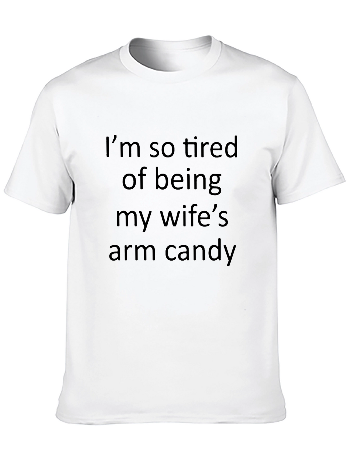 Funny Arm Candy Graphic Tee - Mens Casual T-Shirt