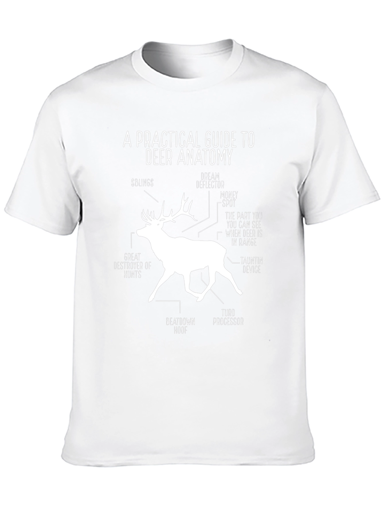 Deer Anatomy Guide T-Shirt