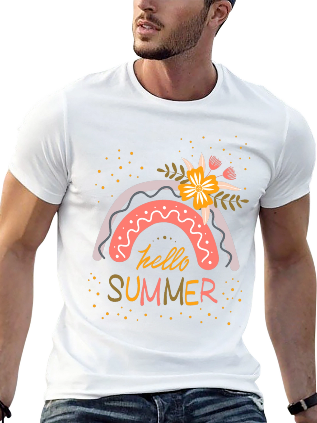Hello Summer Graphic T-Shirt