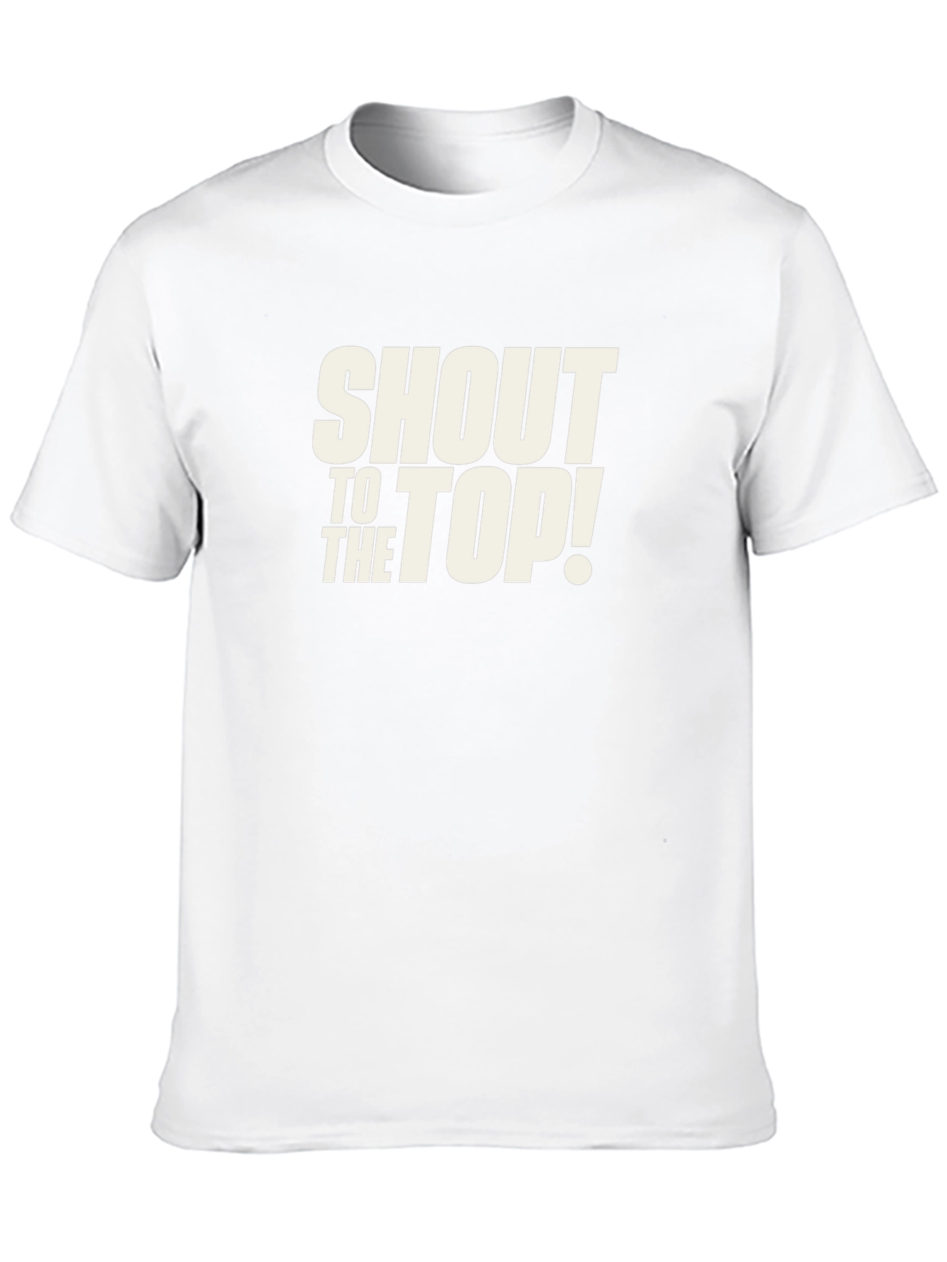 Shout to the Top Black T-Shirt