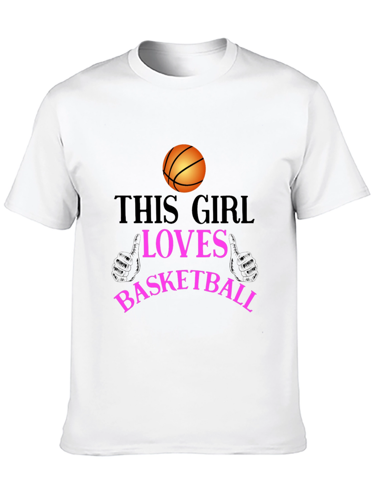Basketball Lover T-Shirt - This Girl Loves Basketball