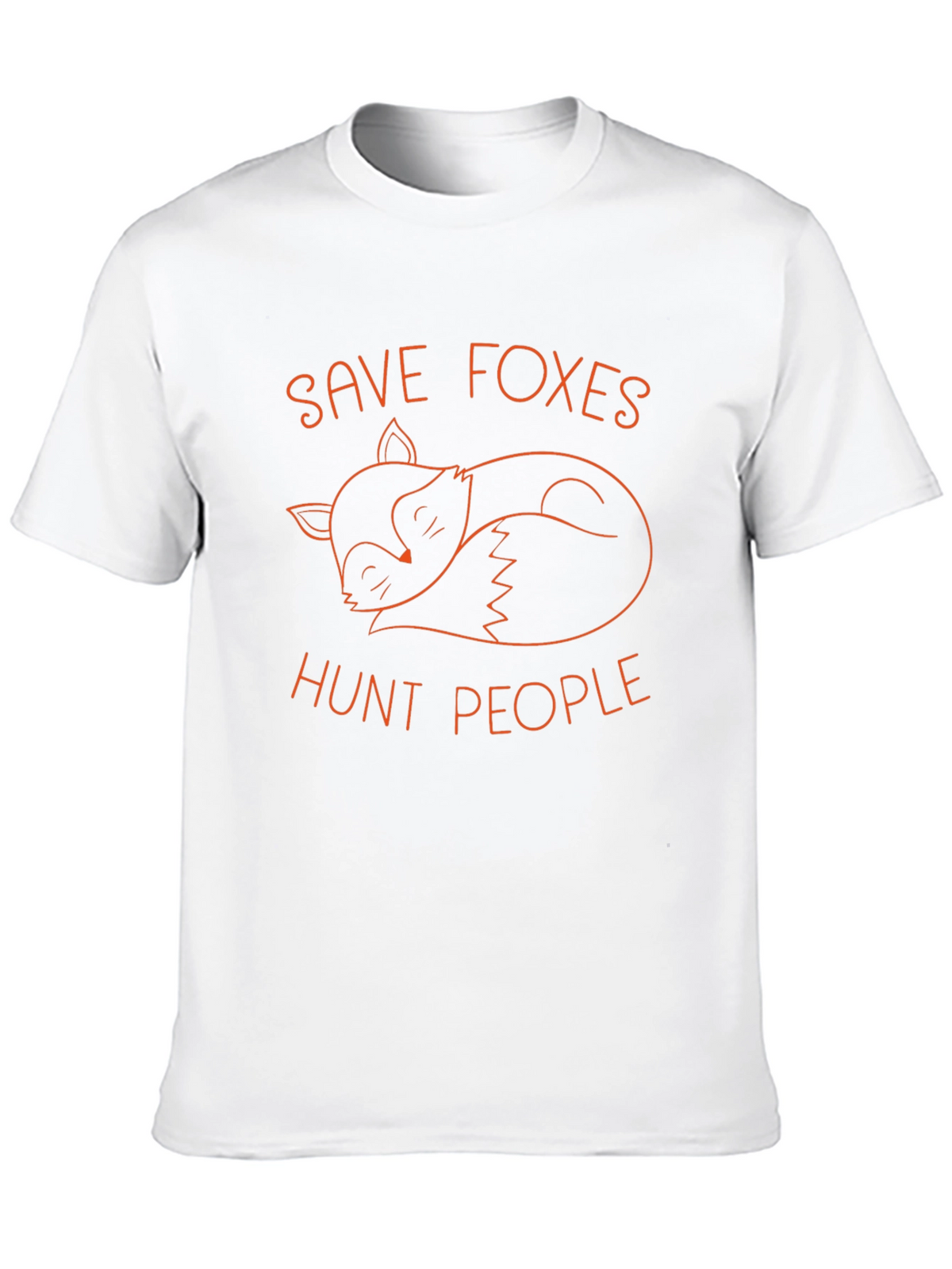 Save Foxes Hunt People Graphic Tee