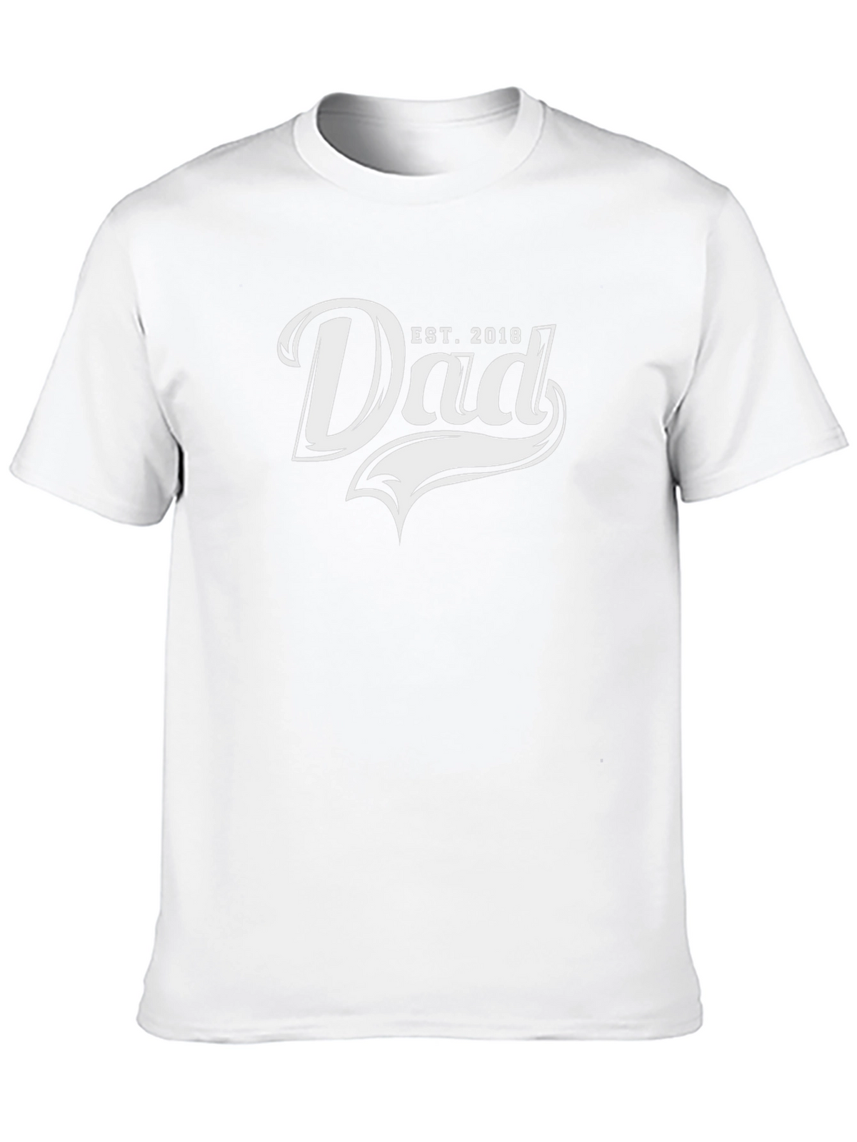 Dad Est. 2018 T-Shirt - Fathers Day Gift
