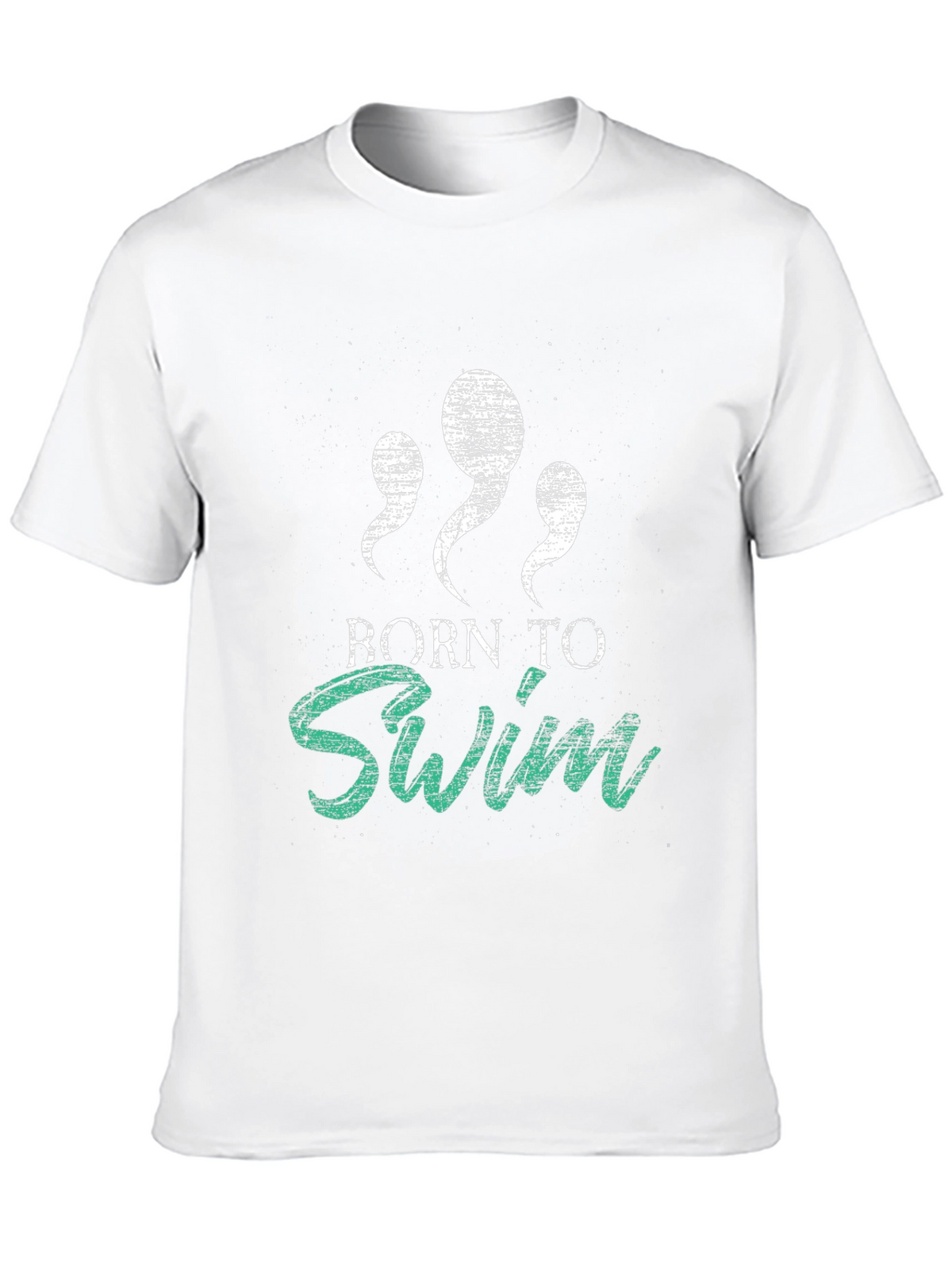 Born to Swim Graphic Tee - Black