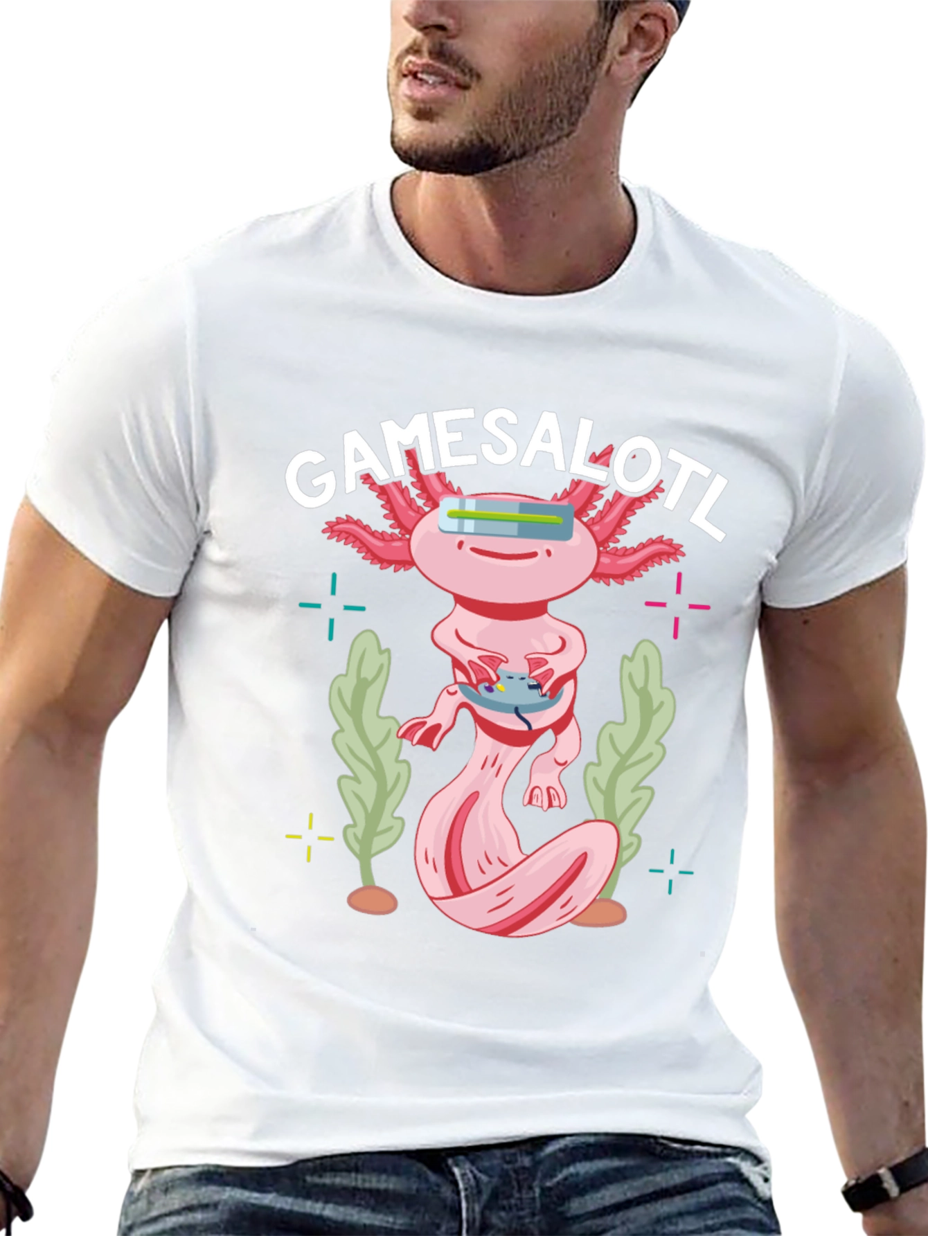 Gamesalotl Black T-Shirt