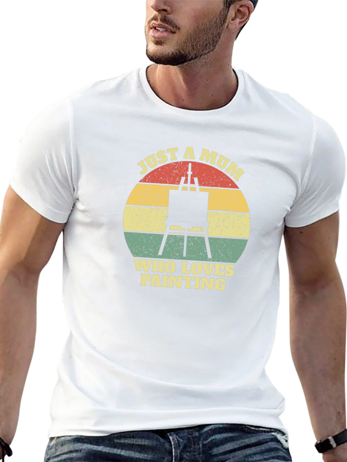 Just a Mum Who Loves Painting T-Shirt