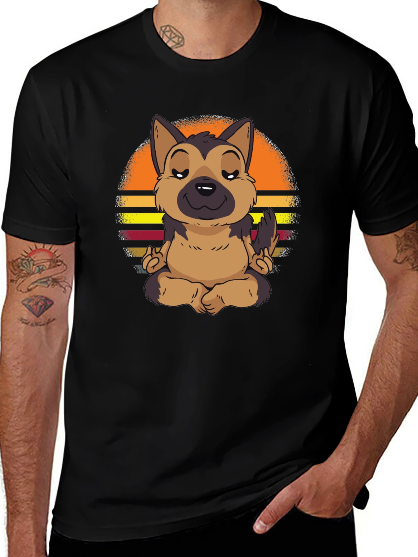 Zen German Shepherd T-Shirt