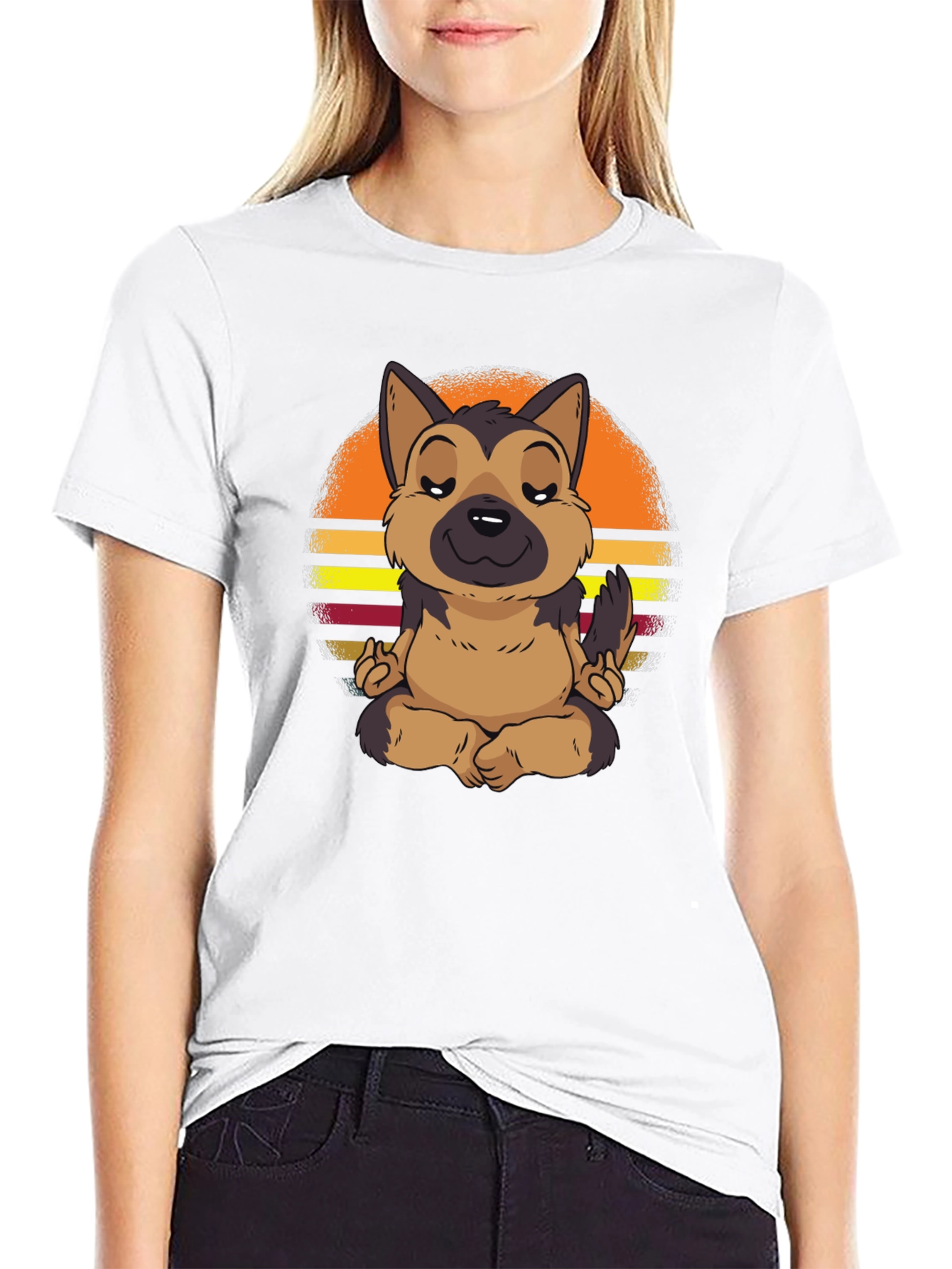Zen German Shepherd T-Shirt