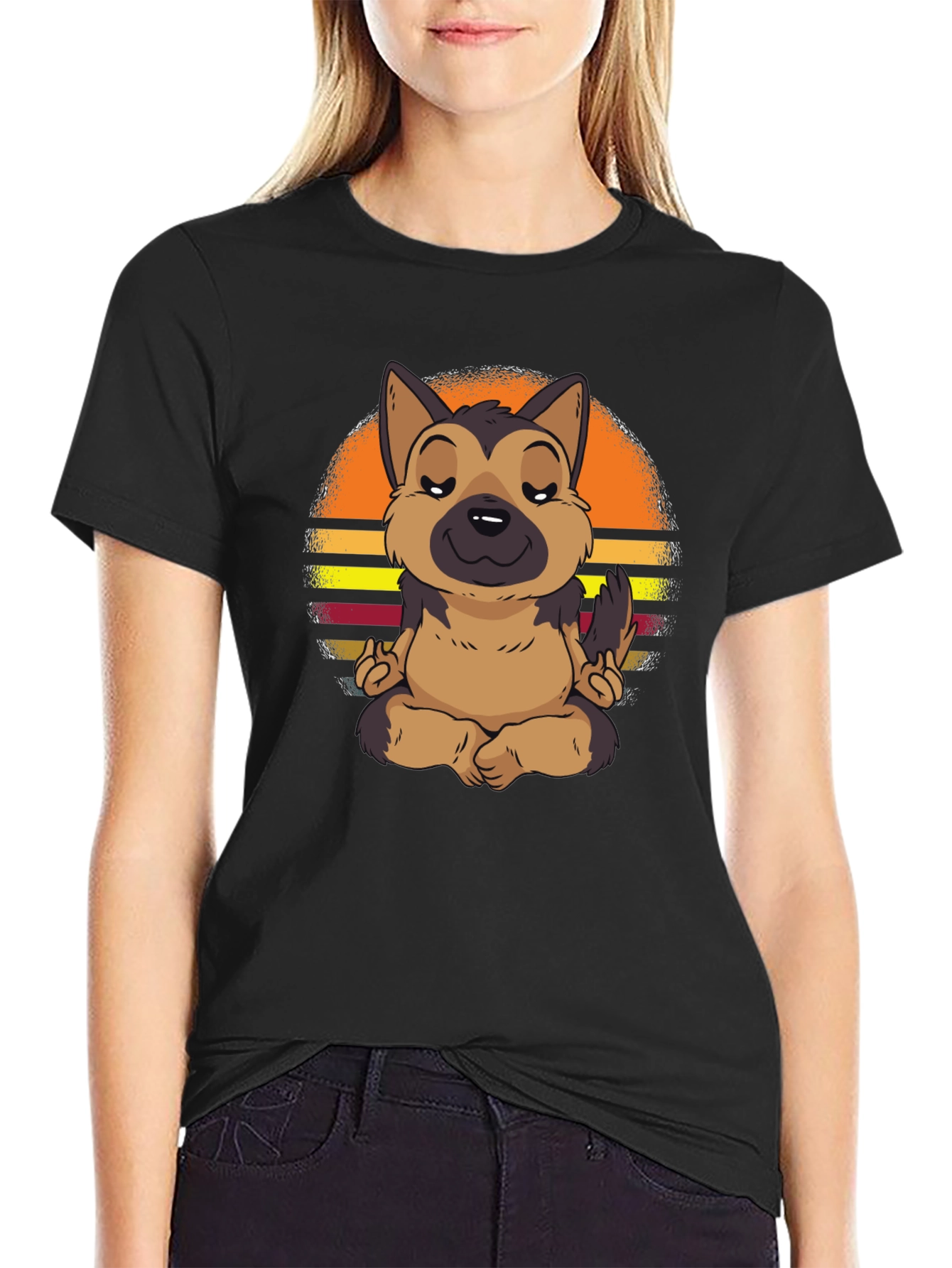 Zen German Shepherd T-Shirt
