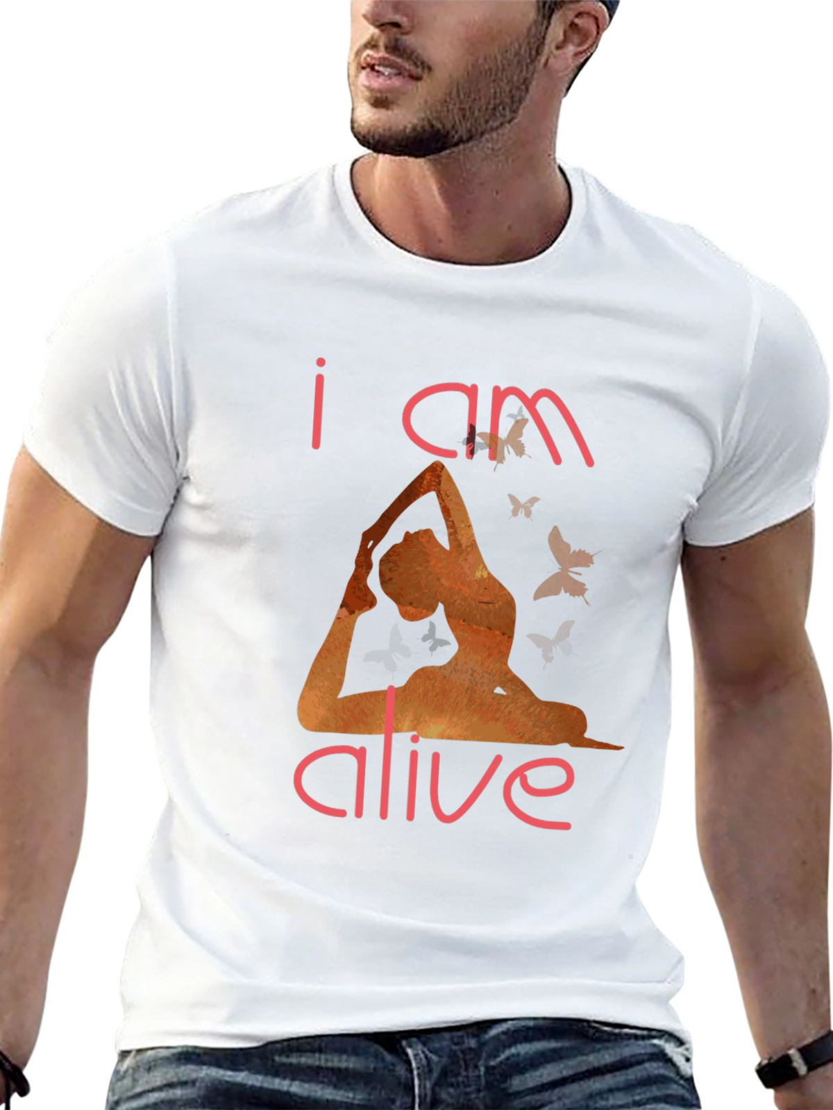 I am Alive Yoga T-Shirt