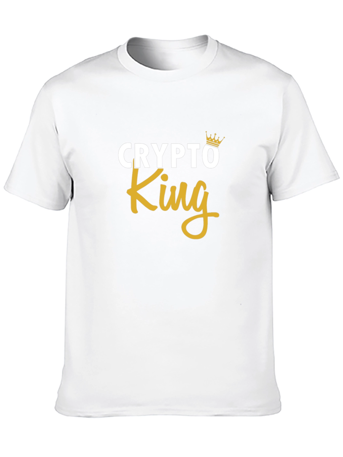 Crypto King T-Shirt - Stylish Bitcoin Fan Apparel