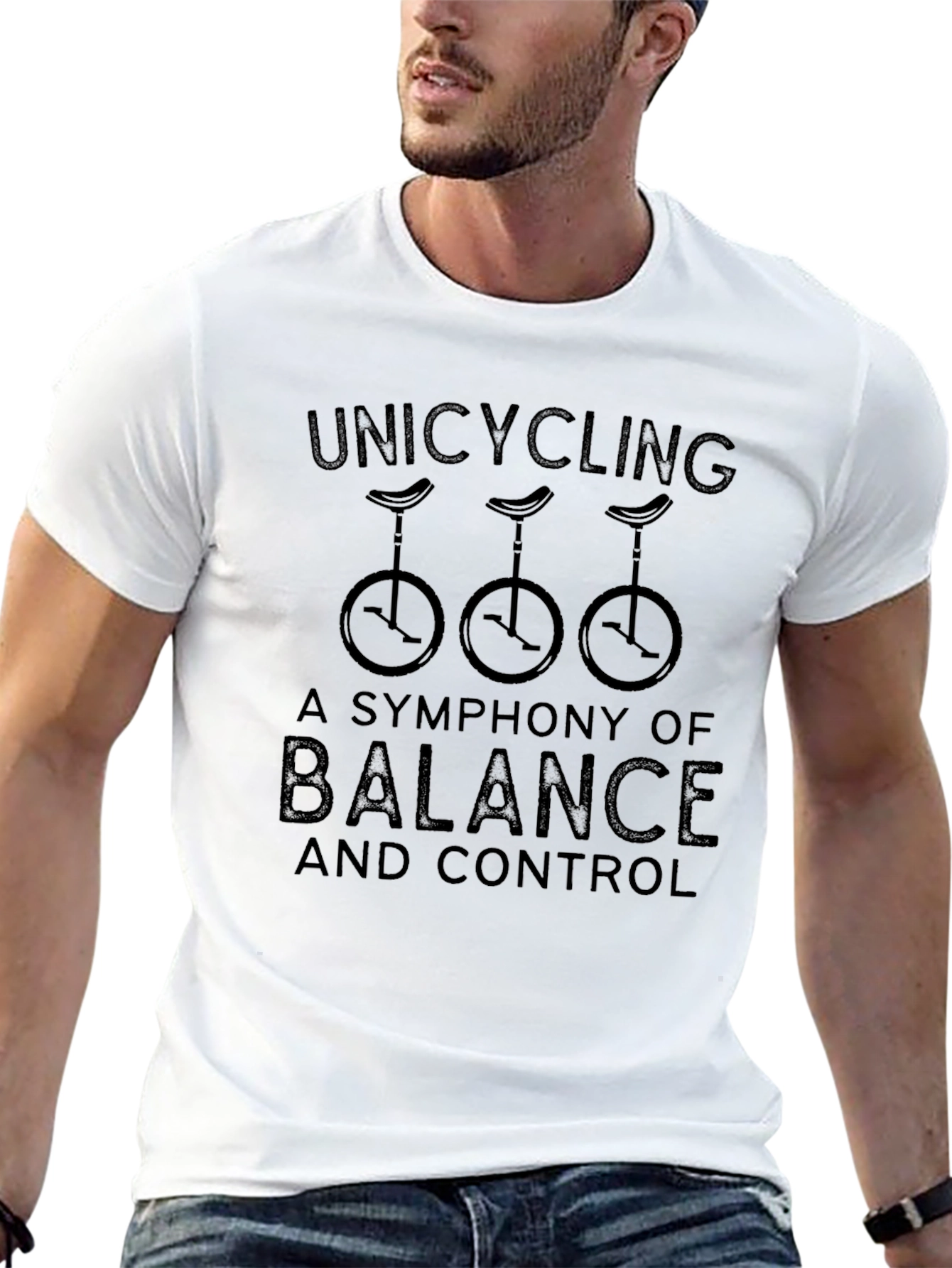 Unicycling Balance & Control Graphic Tee