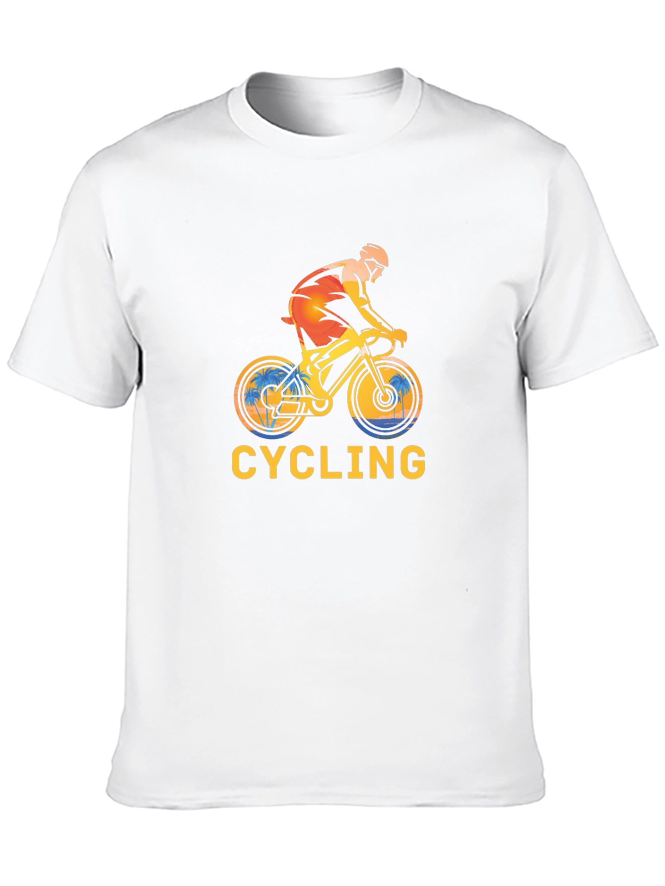 Cycling Graphic Black T-Shirt