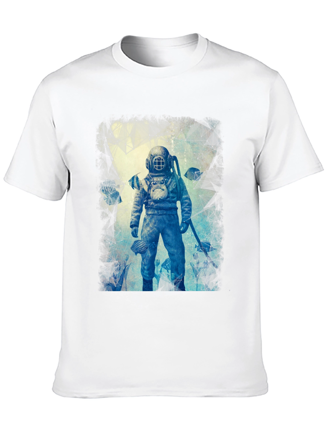 Diver Design Graphic T-Shirt