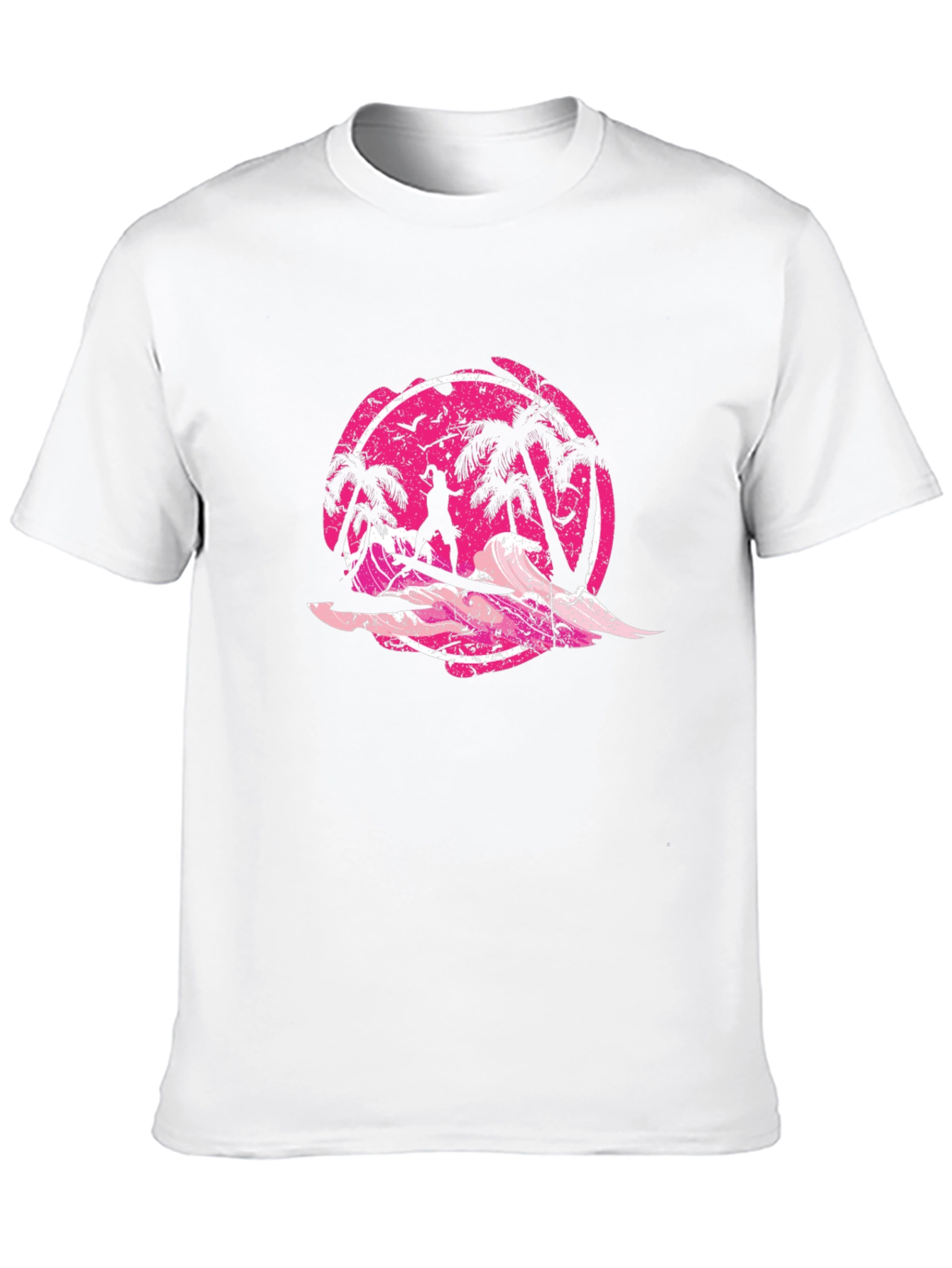 Retro Surfer T-Shirt - Black Graphic Tee
