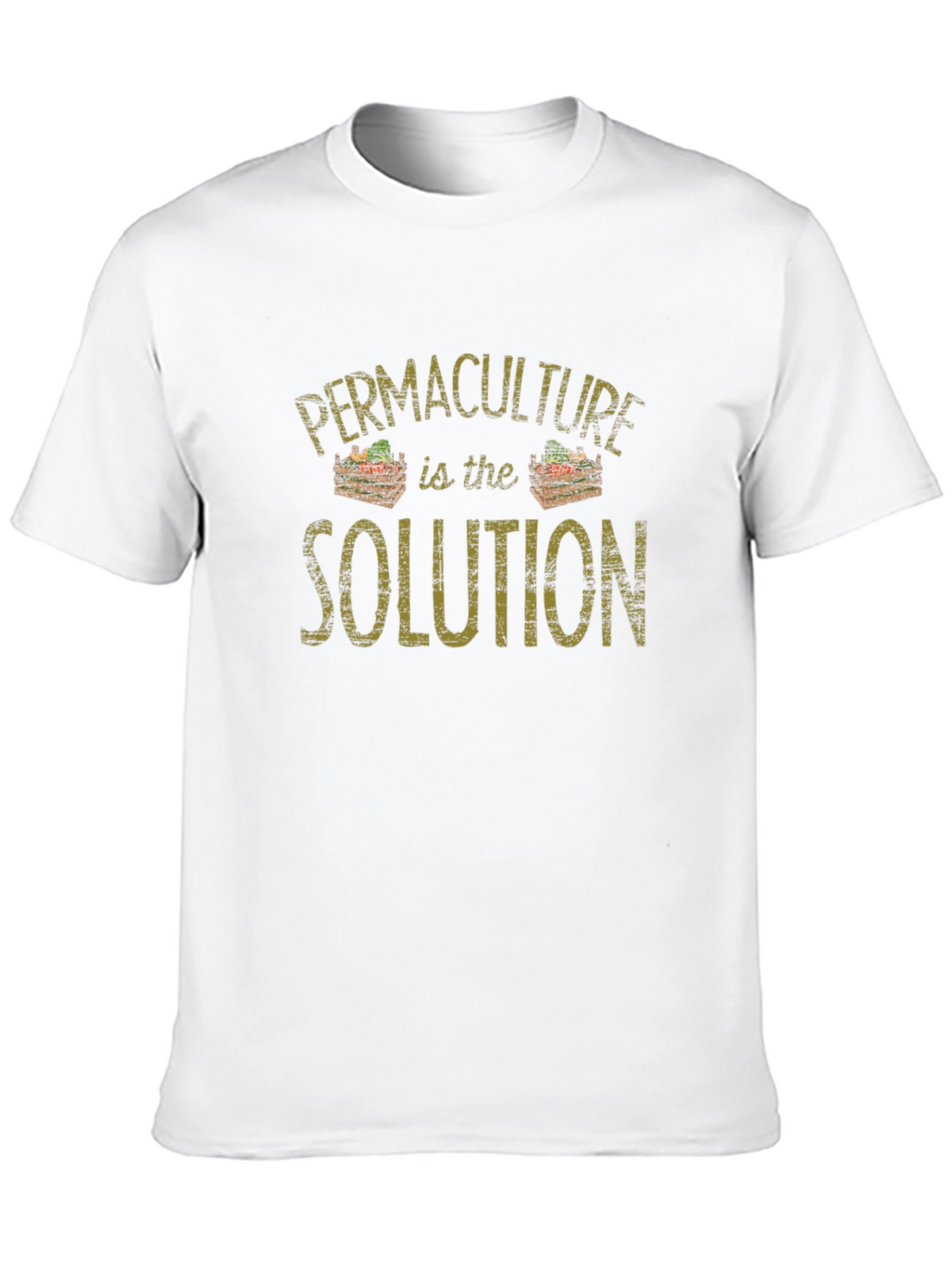Permaculture is the Solution Black T-Shirt