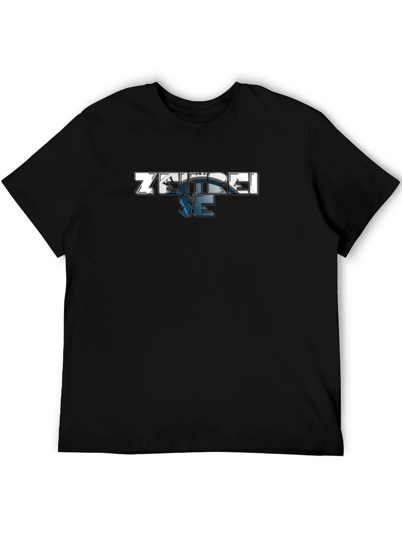 Zeitrei.se Black Graphic Tee
