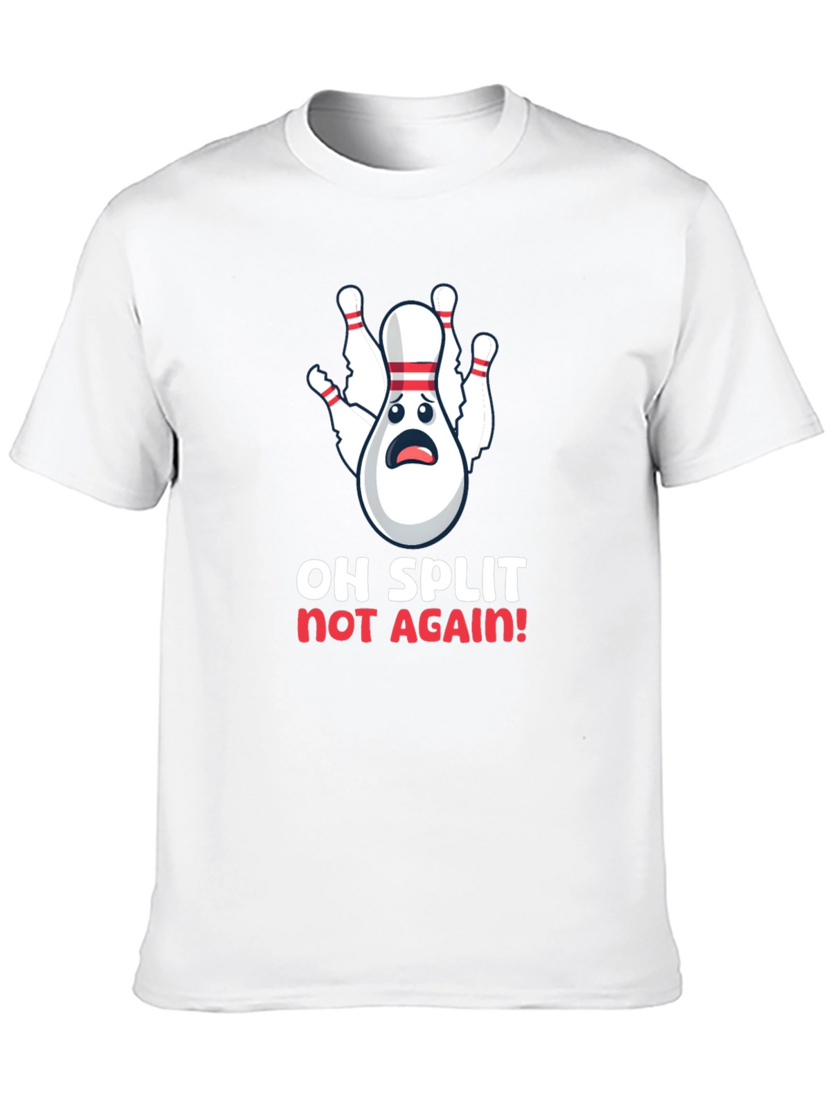 Funny Bowling Split T-Shirt