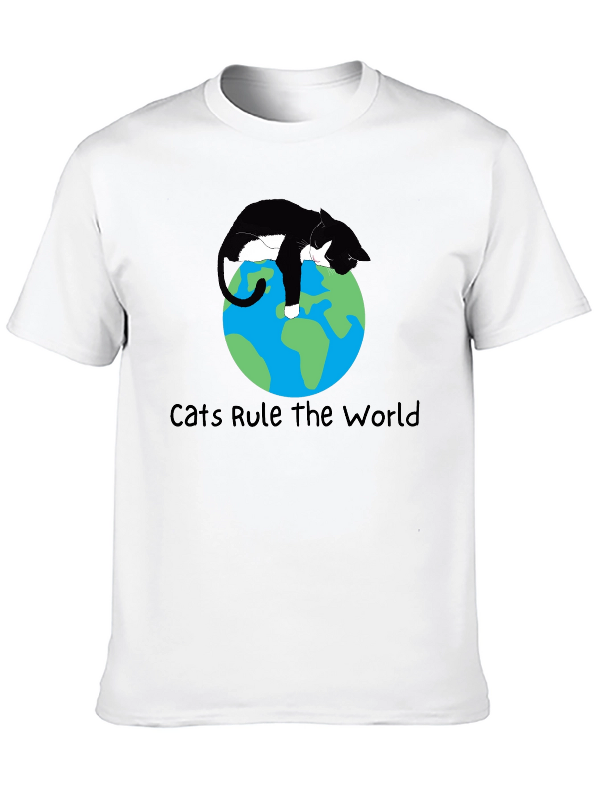 Cats Rule the World Graphic T-Shirt