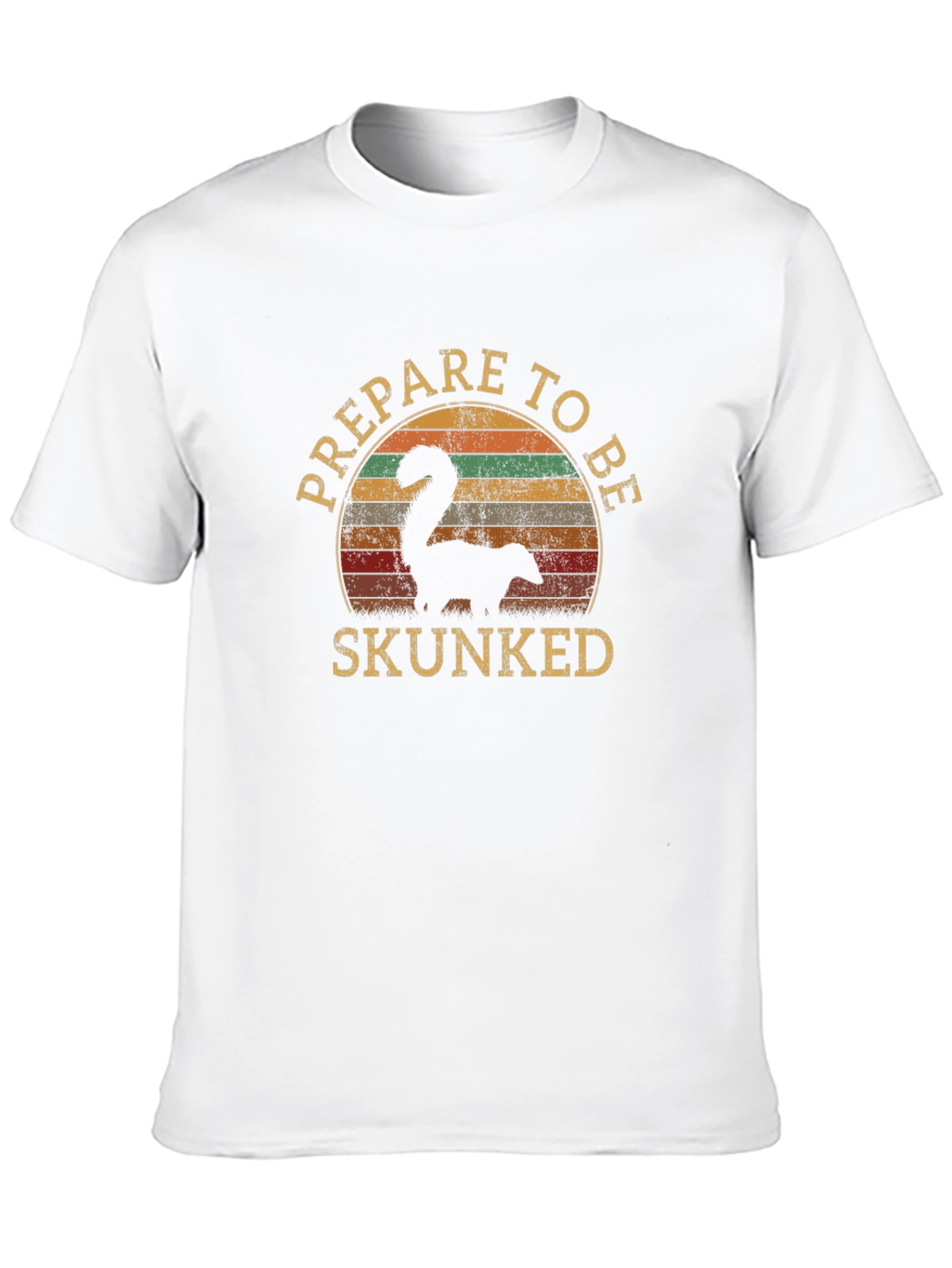 Prepare to Be Skunked Retro T-Shirt