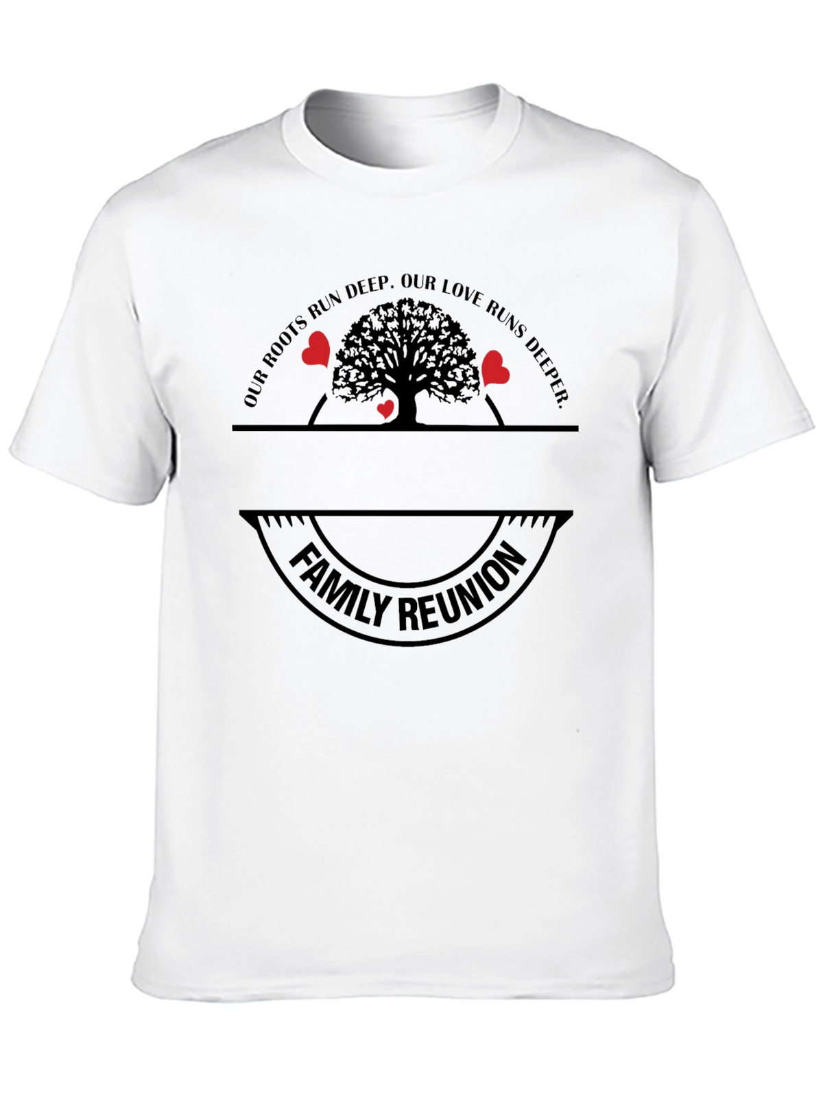 Family Reunion T-Shirt Roots Run Deep Design