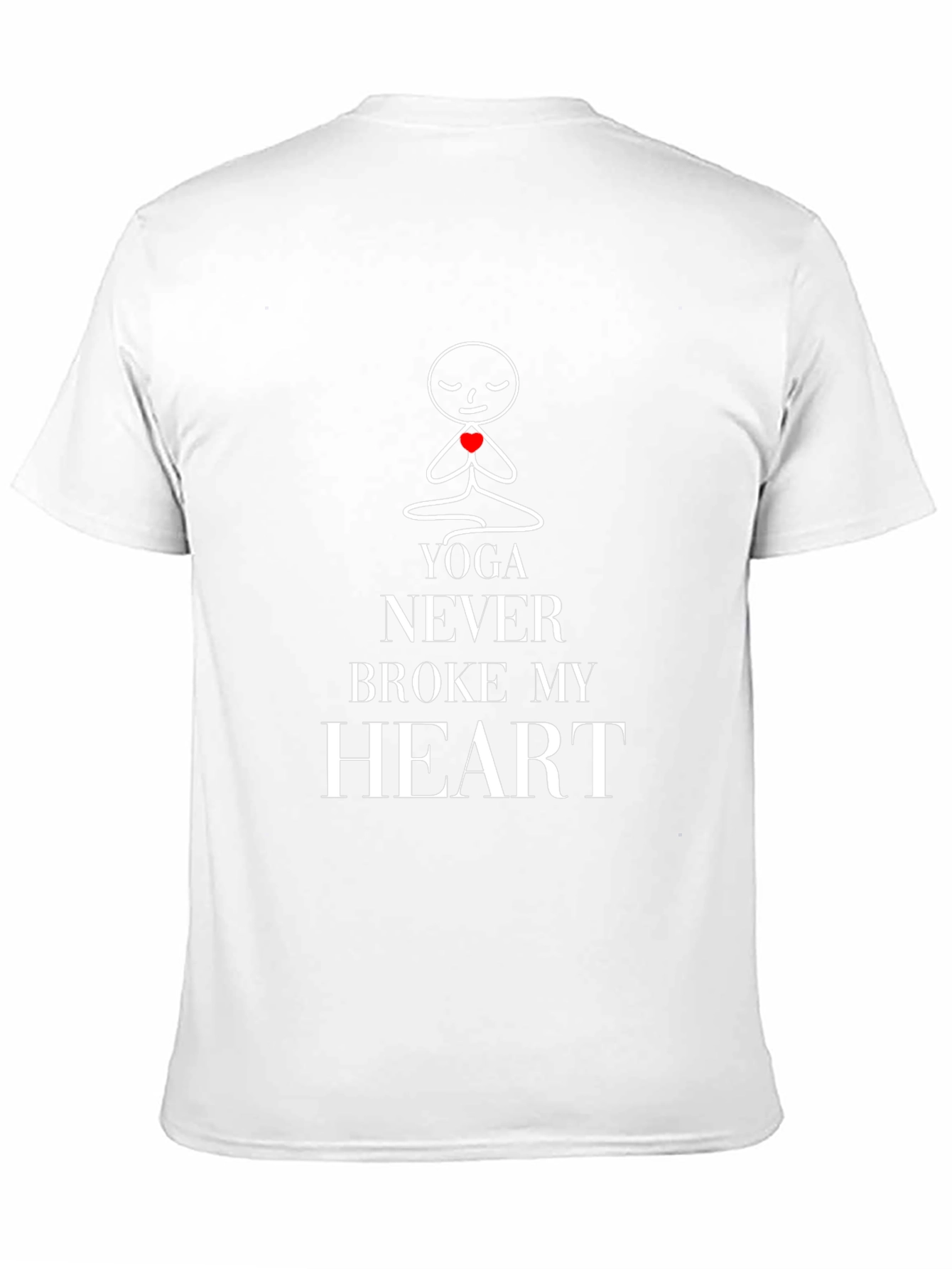 Yoga Never Broke My Heart Graphic Tee