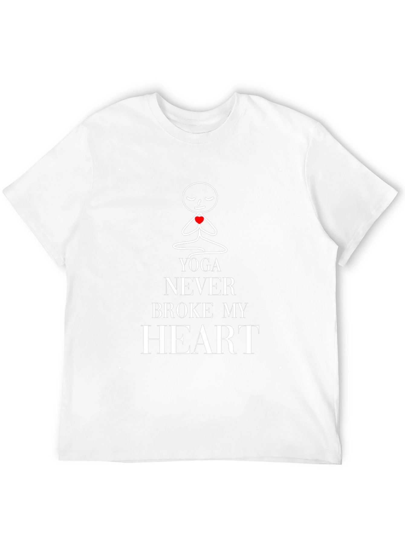 Yoga Never Broke My Heart Graphic Tee
