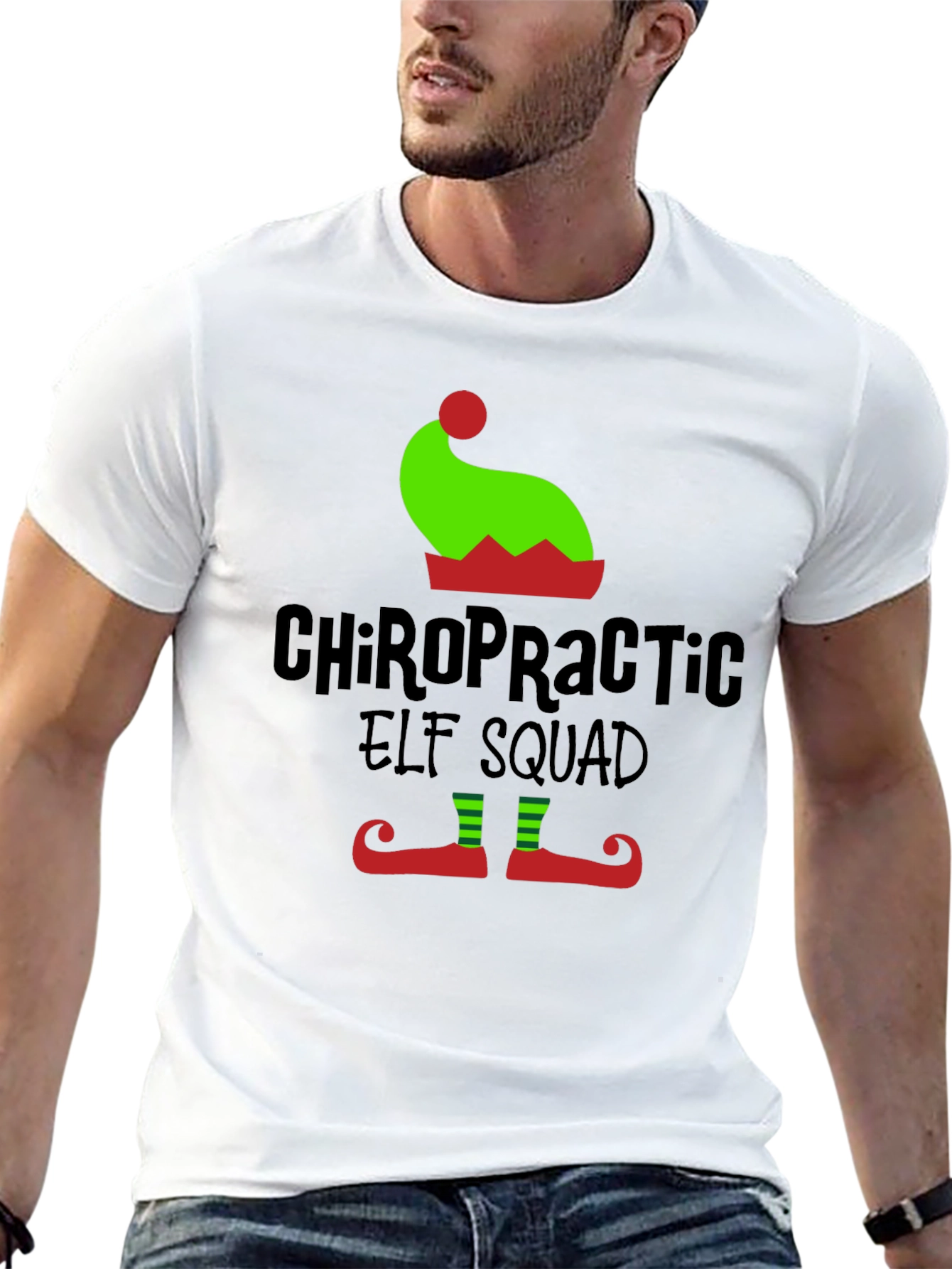 Chiropractic Elf Squad T-Shirt