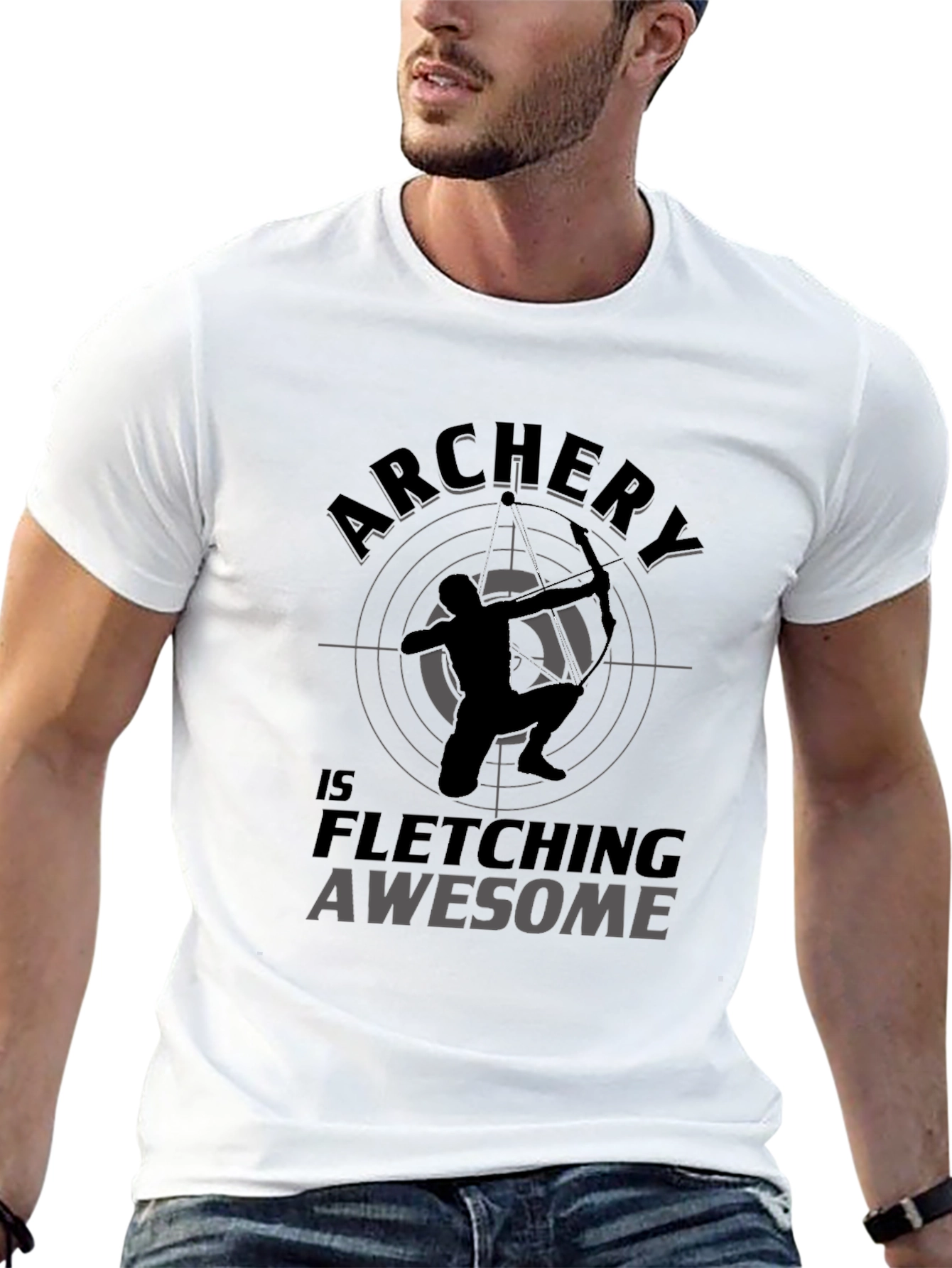 Archery Fletching Awesome Graphic T-Shirt