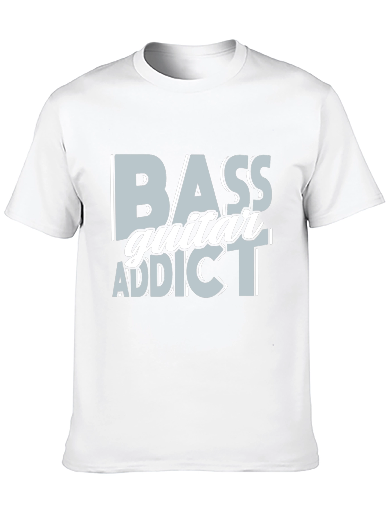 Bass Guitar Addict Black T-Shirt
