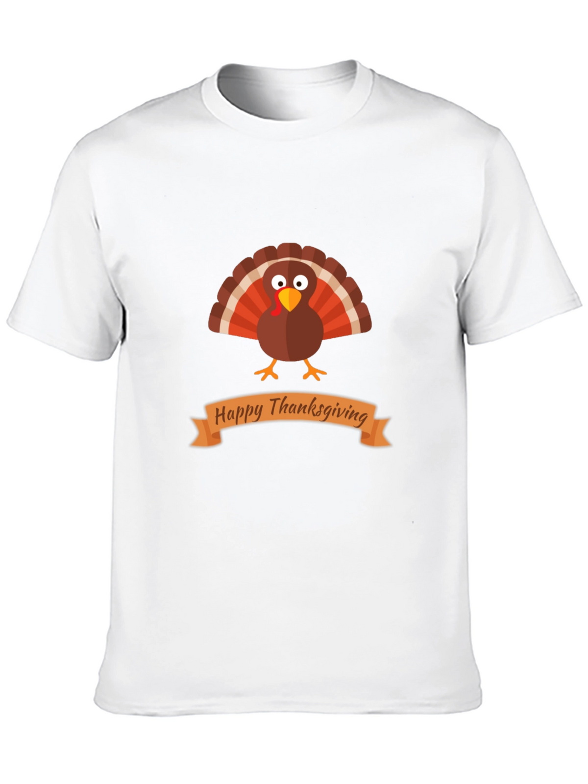 Happy Thanksgiving Turkey Graphic Tee