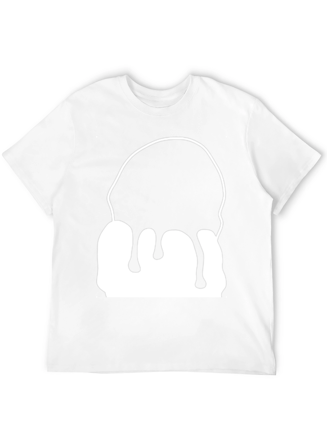 Abstract Drip Graphic T-Shirt - Modern Art Tee
