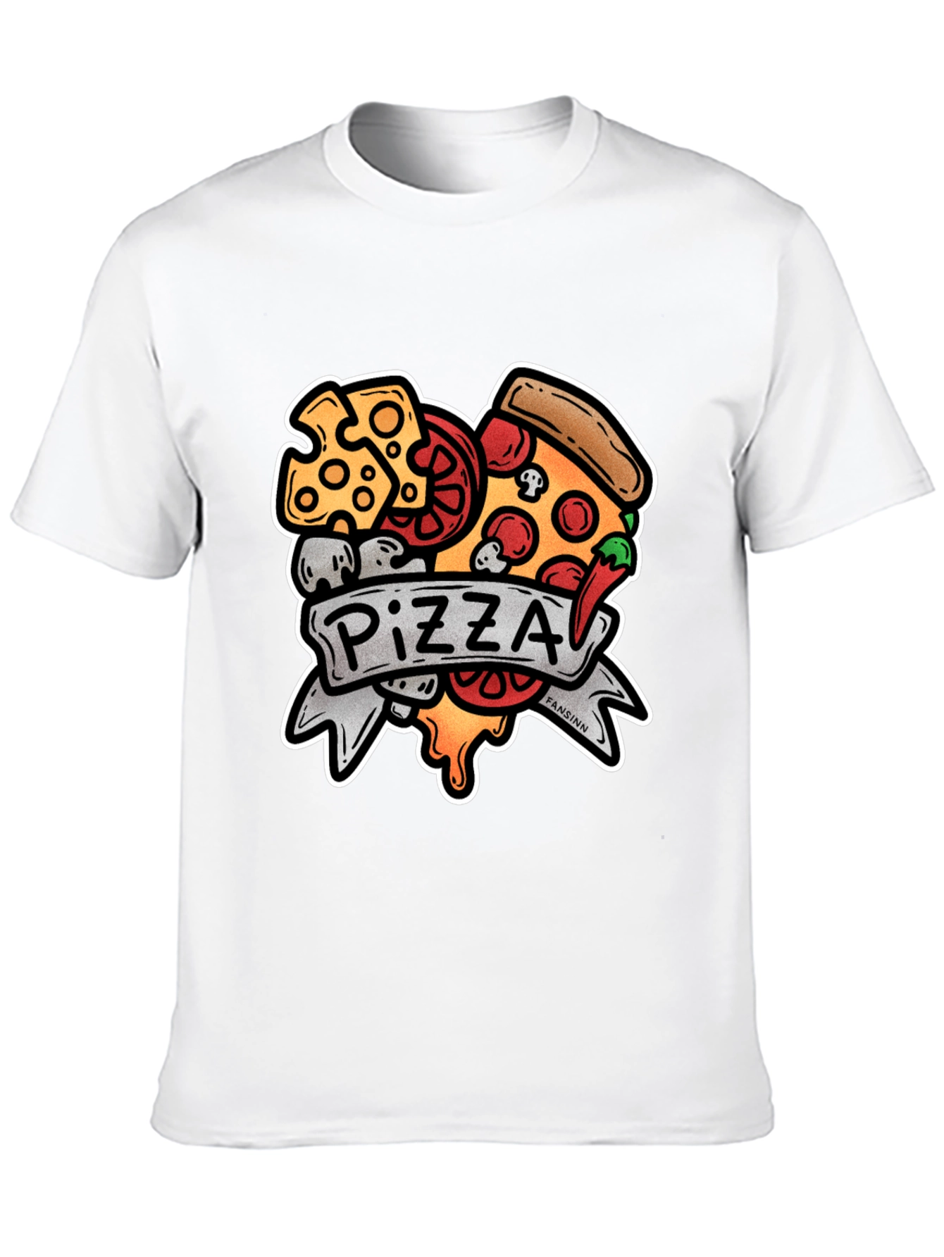 Pizza Lovers Graphic Tee - Foodie Fashion